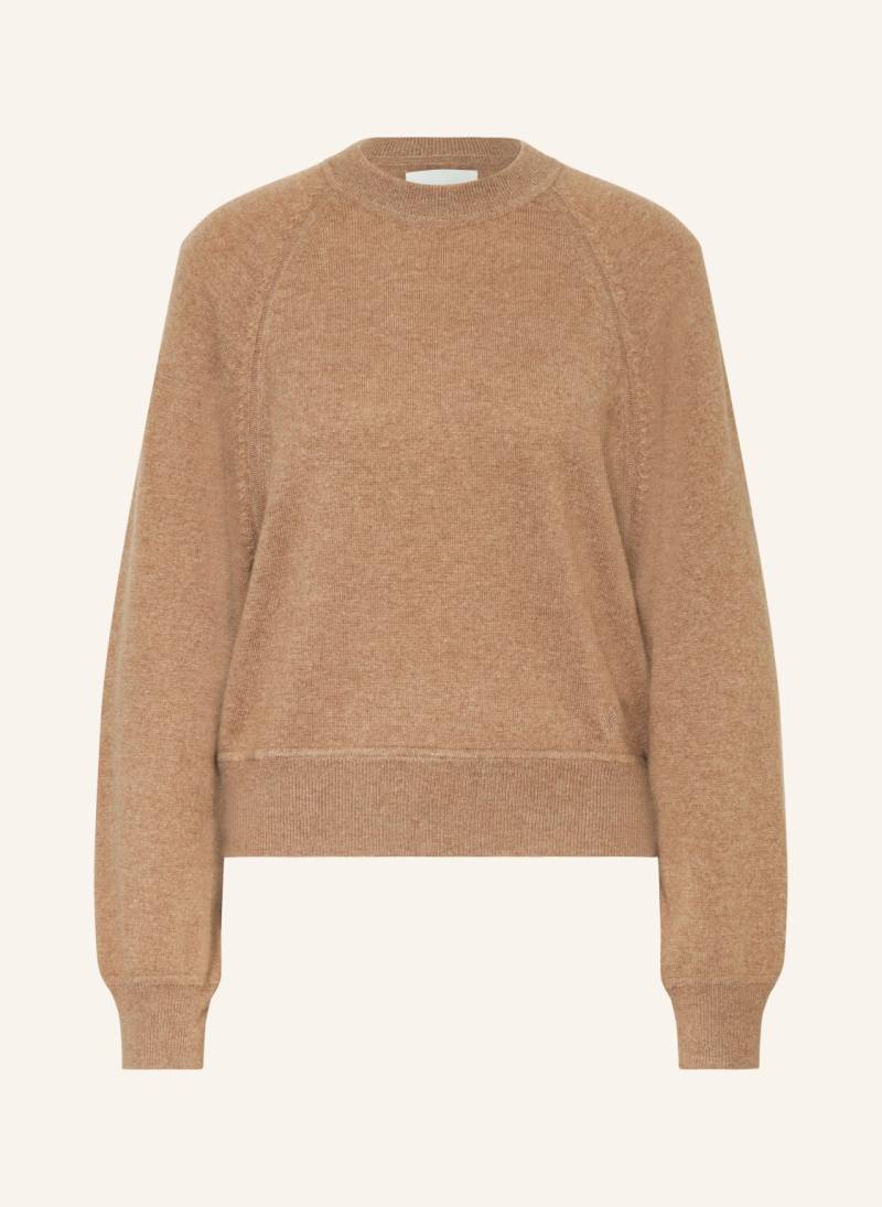 Loulou Studio Cashmere-Pullover beige von LOULOU STUDIO