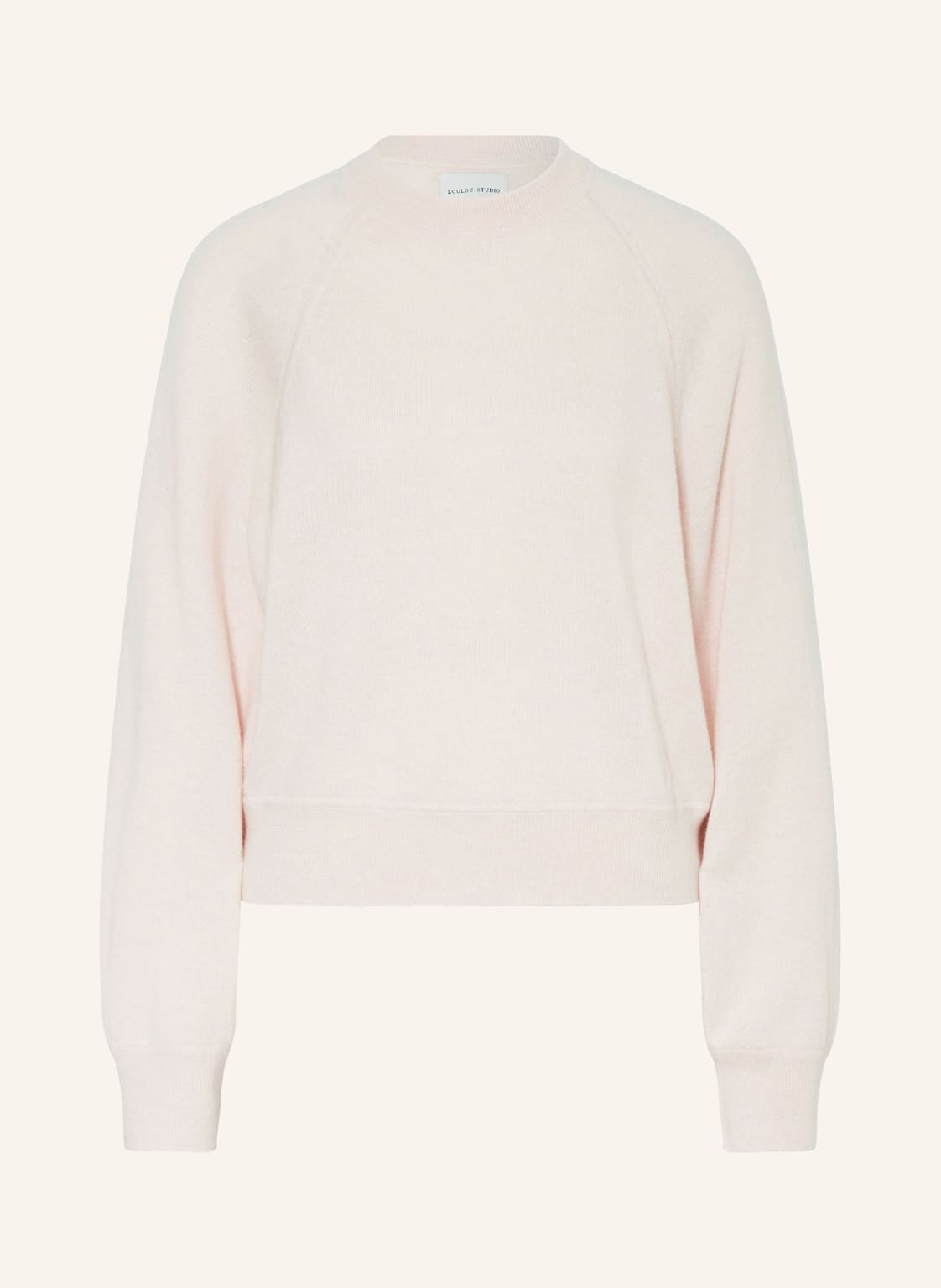 Loulou Studio Cashmere-Pullover pink von LOULOU STUDIO