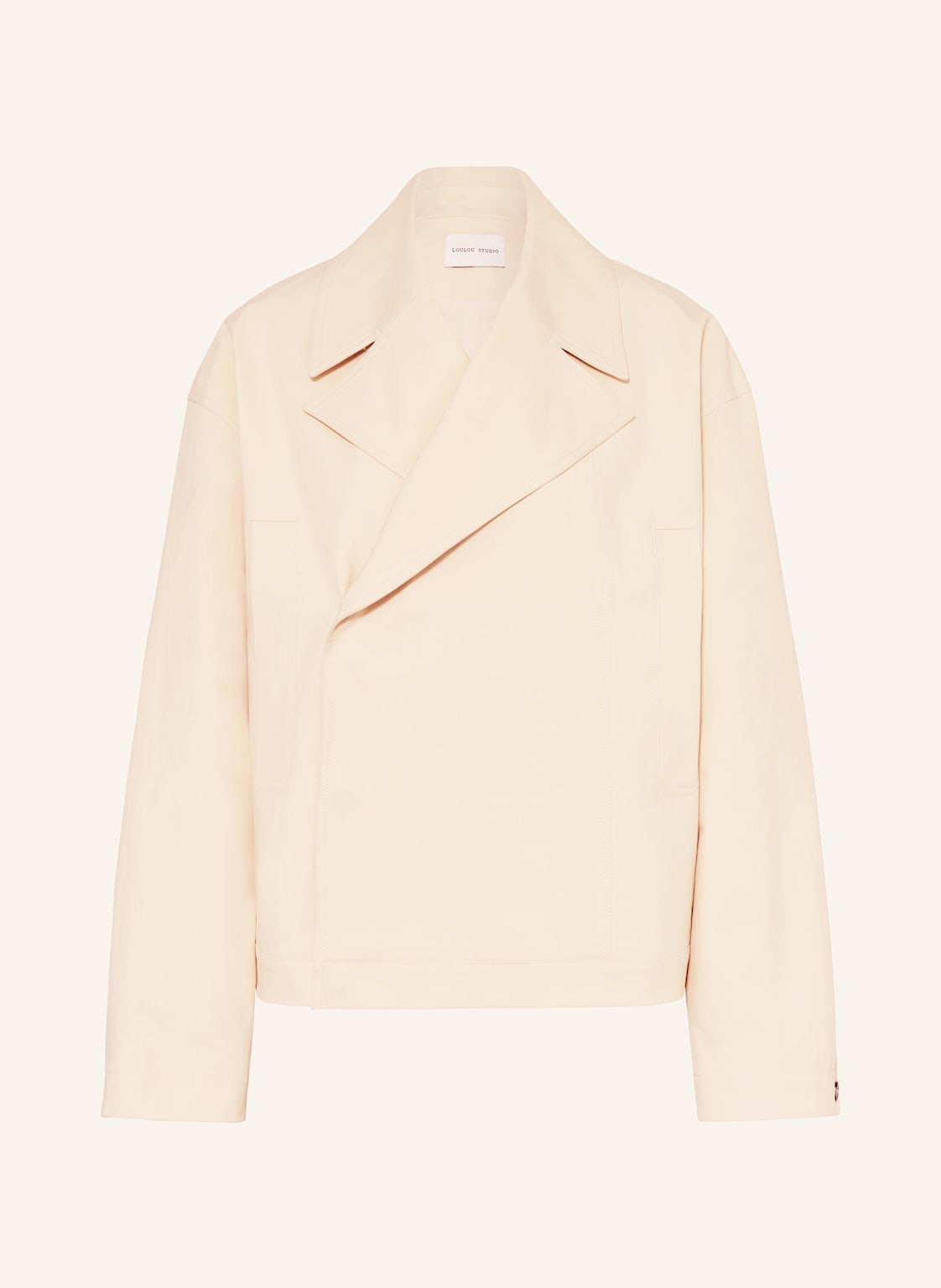 Loulou Studio Jacke Coen beige von LOULOU STUDIO