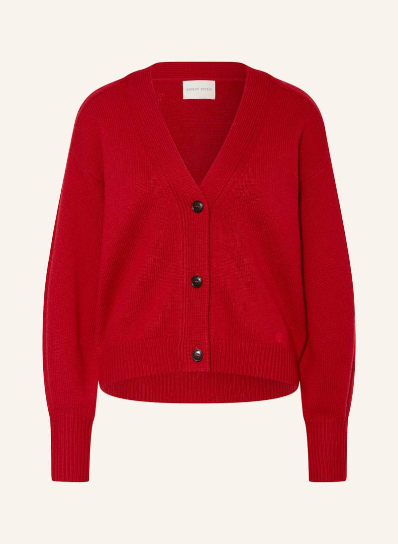 Loulou Studio Strickjacke Zanzibar rot von LOULOU STUDIO