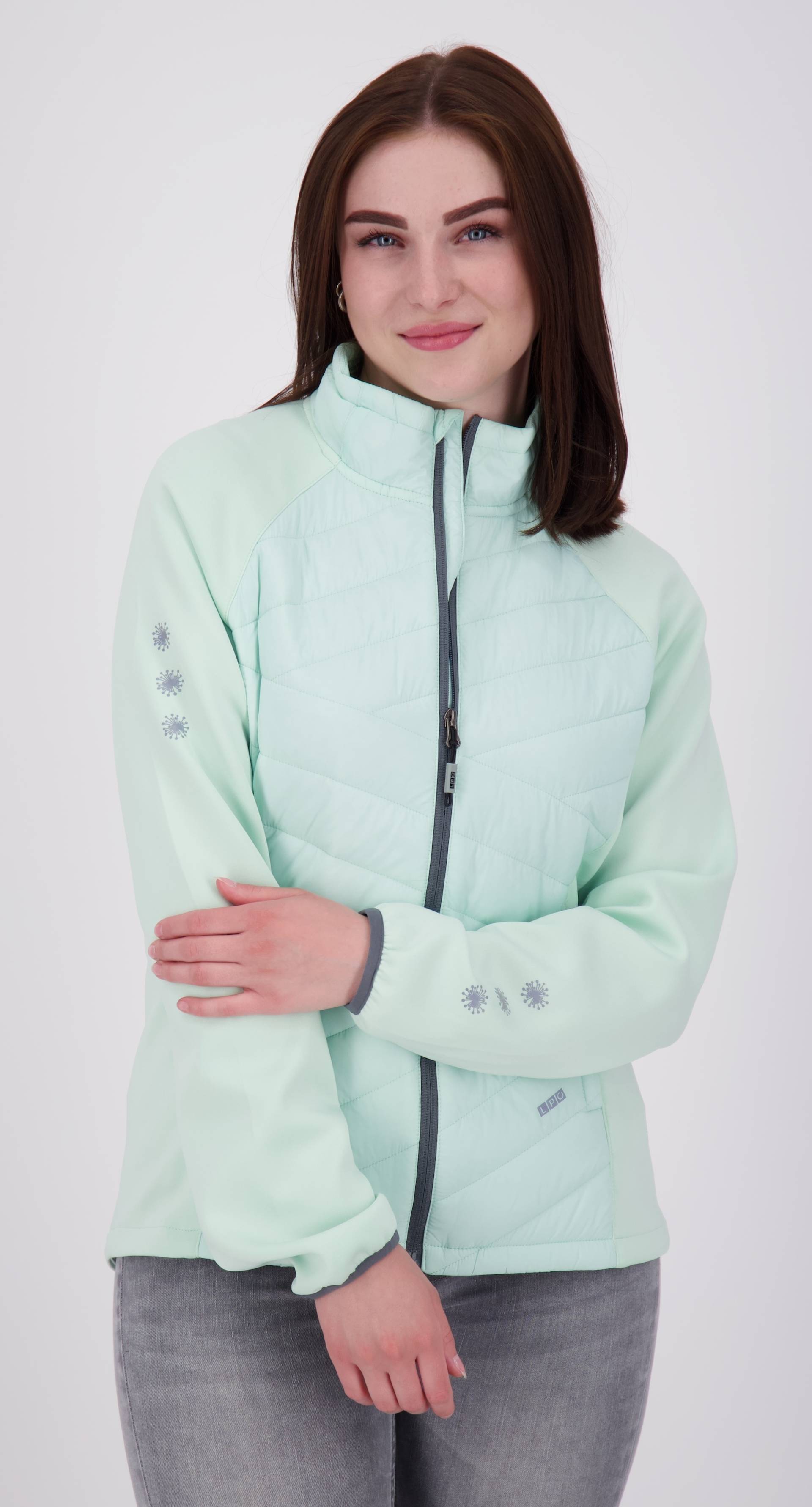 LPO Fleecejacke »EDINA V WOMEN«, weiche Hybrid-Fleecejacke in traditioneller Optik von LPO