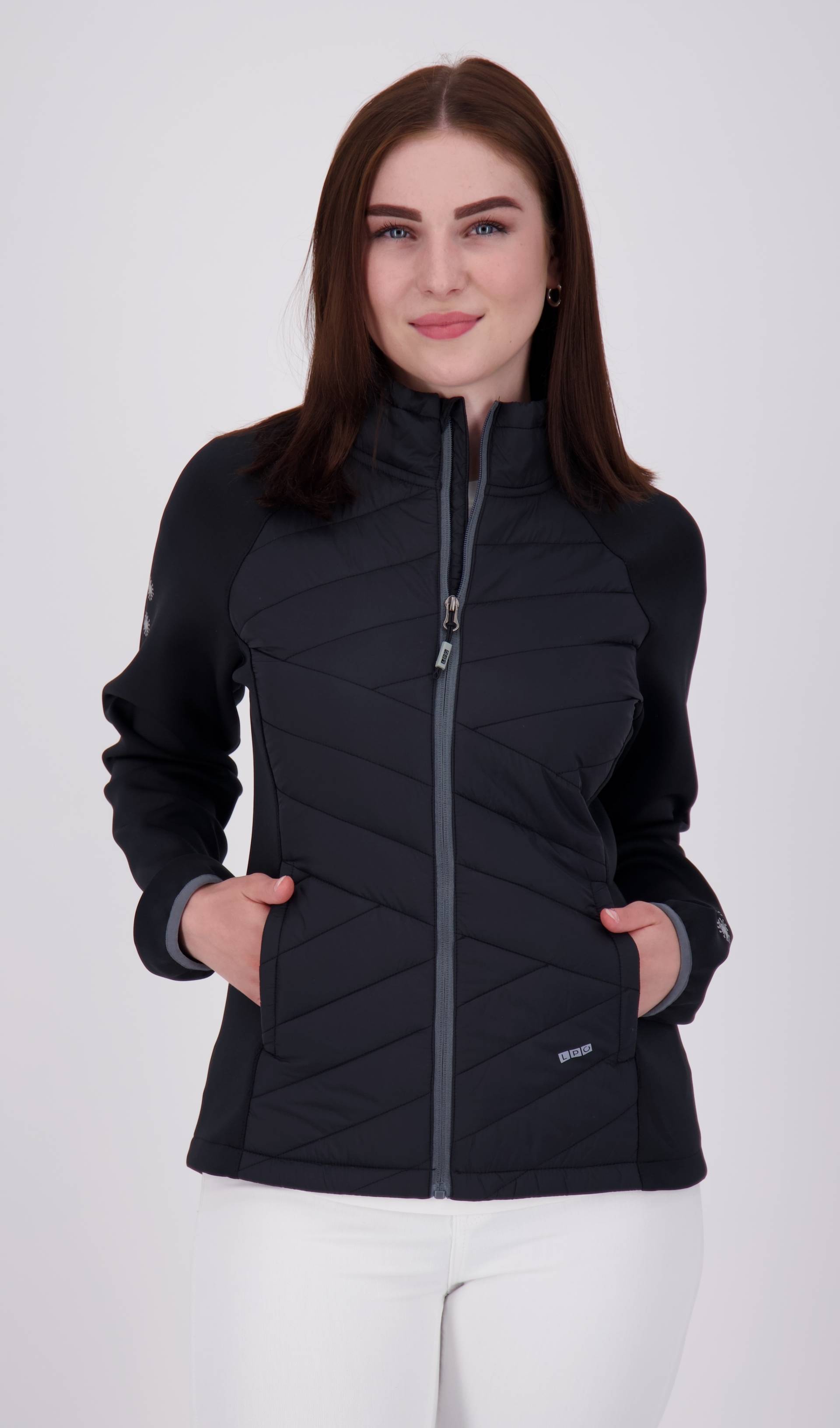 LPO Fleecejacke »EDINA V WOMEN«, weiche Hybrid-Fleecejacke in traditioneller Optik von LPO