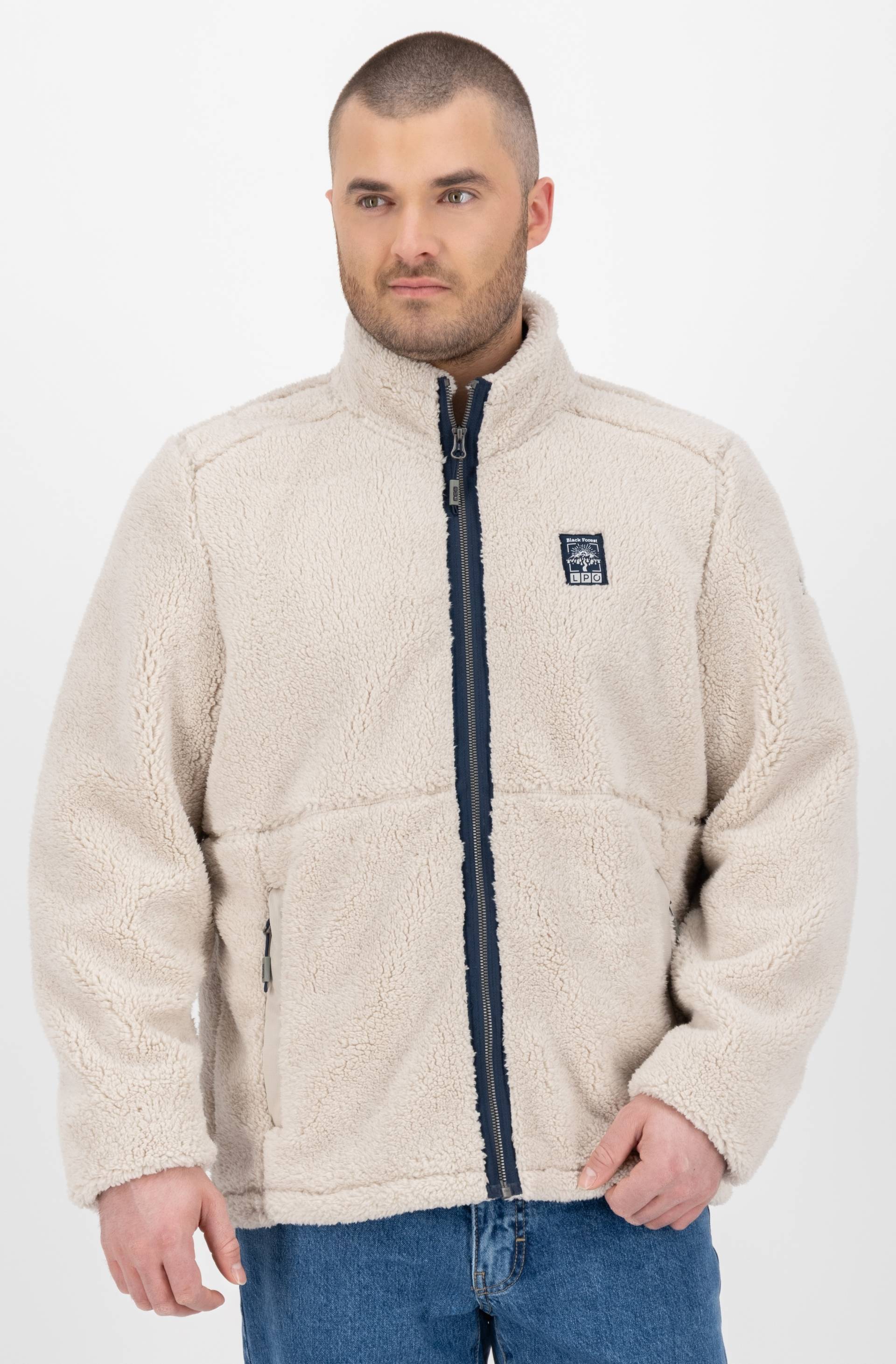 LPO Fleecejacke »REECE MN«, Stehkragen, mit Langhaarfleece gefüttert LPO Fleecejacke »REECE MN«, Stehkragen, mit Langhaarfleece gefüttert von LPO