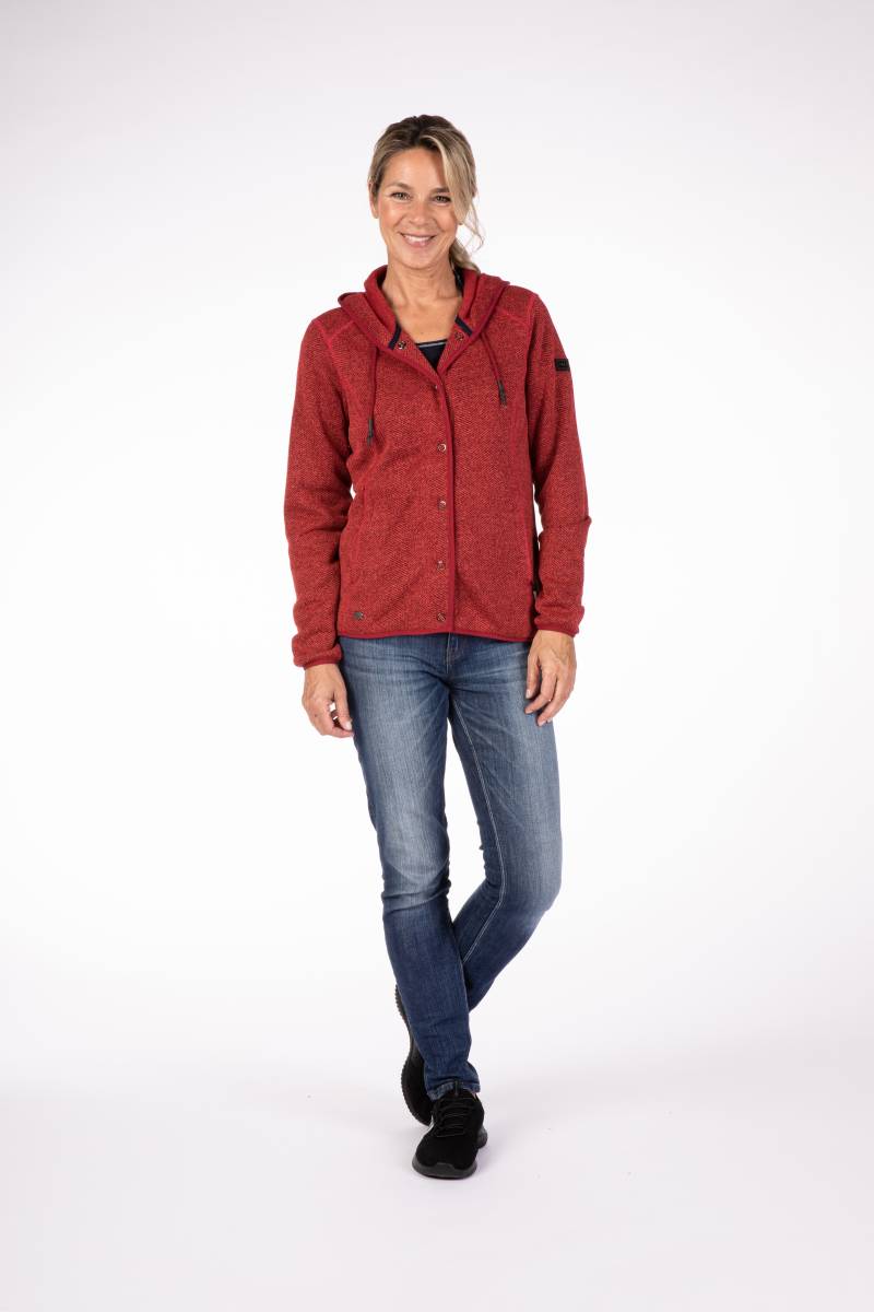 LPO Fleecejacke »SASKWOOD II WOMEN«, weiche Fleecejacke in traditioneller Optik von LPO