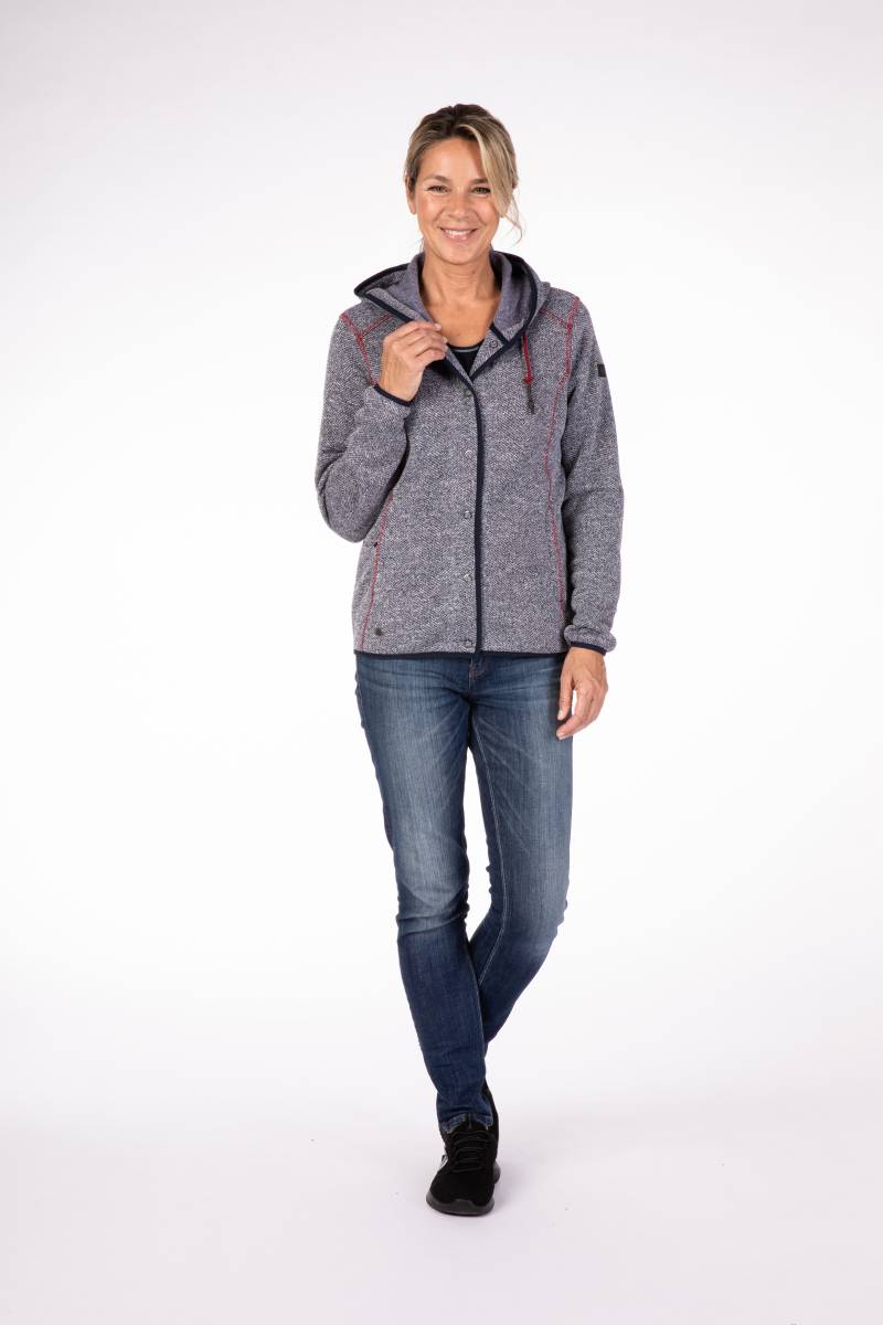 LPO Fleecejacke »SASKWOOD II WOMEN«, weiche Fleecejacke in traditioneller Optik von LPO