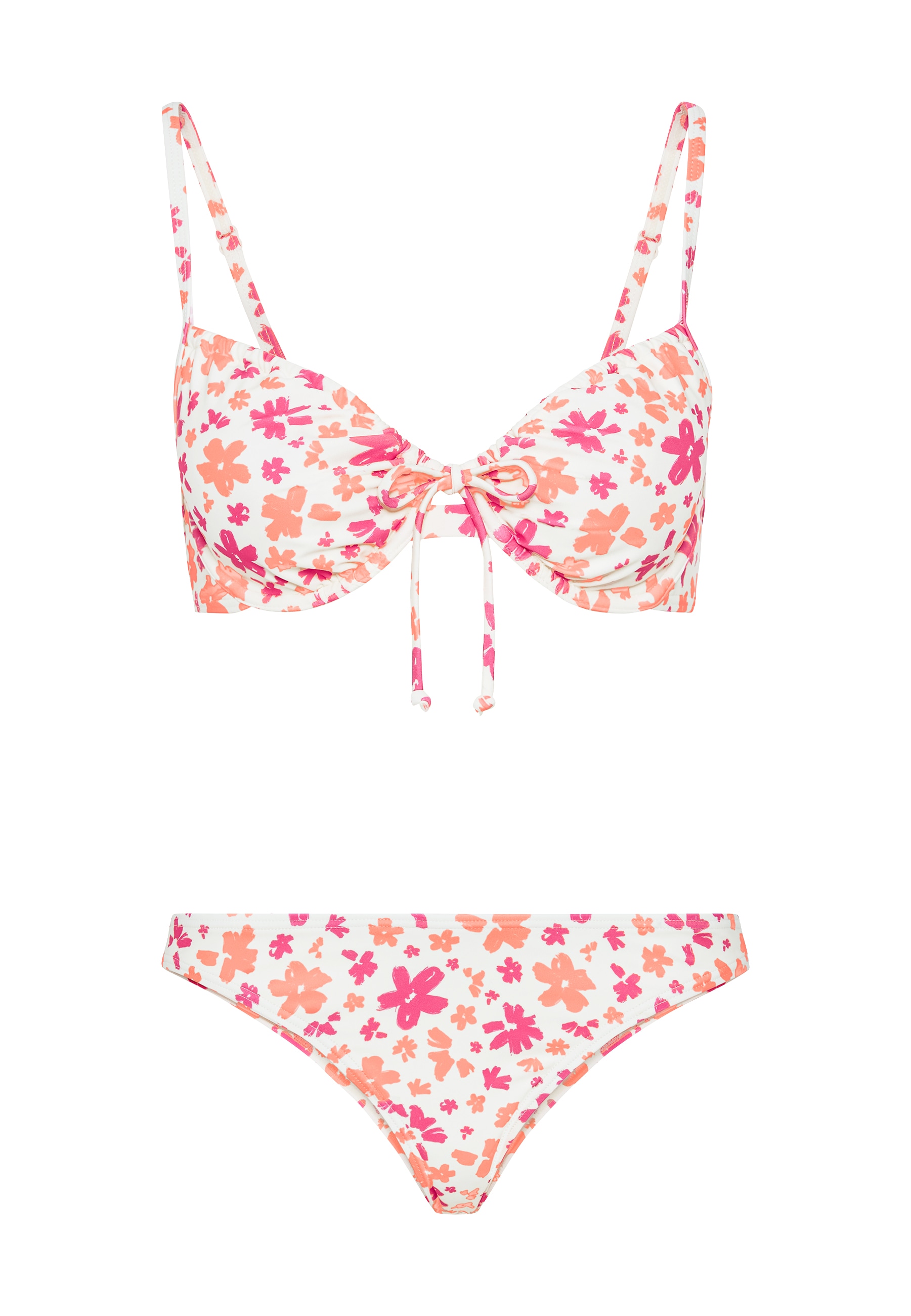 LSCN by LASCANA Bügel-Bikini »Cecily«, (Set), mit sommerlichem Blumendruck von LSCN by LASCANA