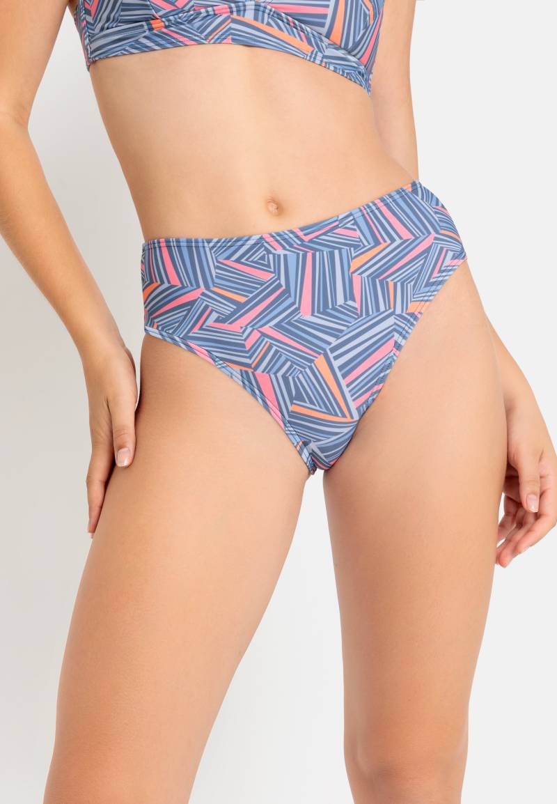 LSCN by LASCANA Highwaist-Bikini-Hose »Lisa«, mit grafischem Muster von LSCN by LASCANA