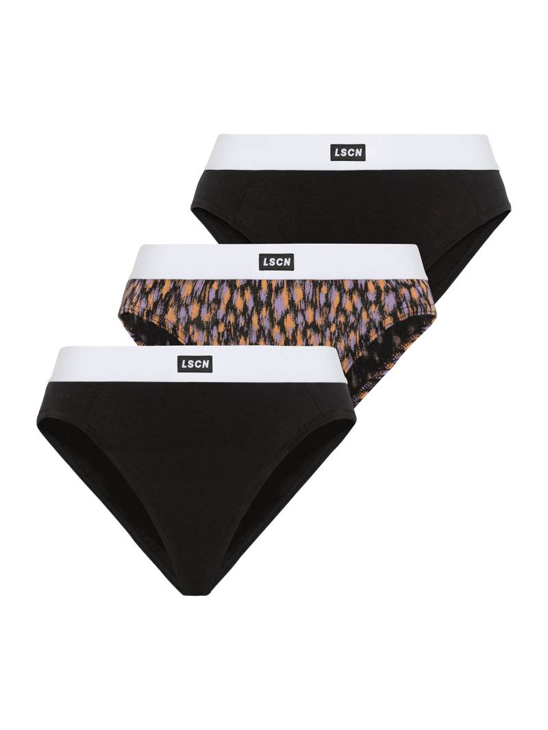 LSCN by LASCANA Jazz-Pants Slips, (Packung, 2 St.), mit breitem Logo-Bündchen von LSCN by LASCANA