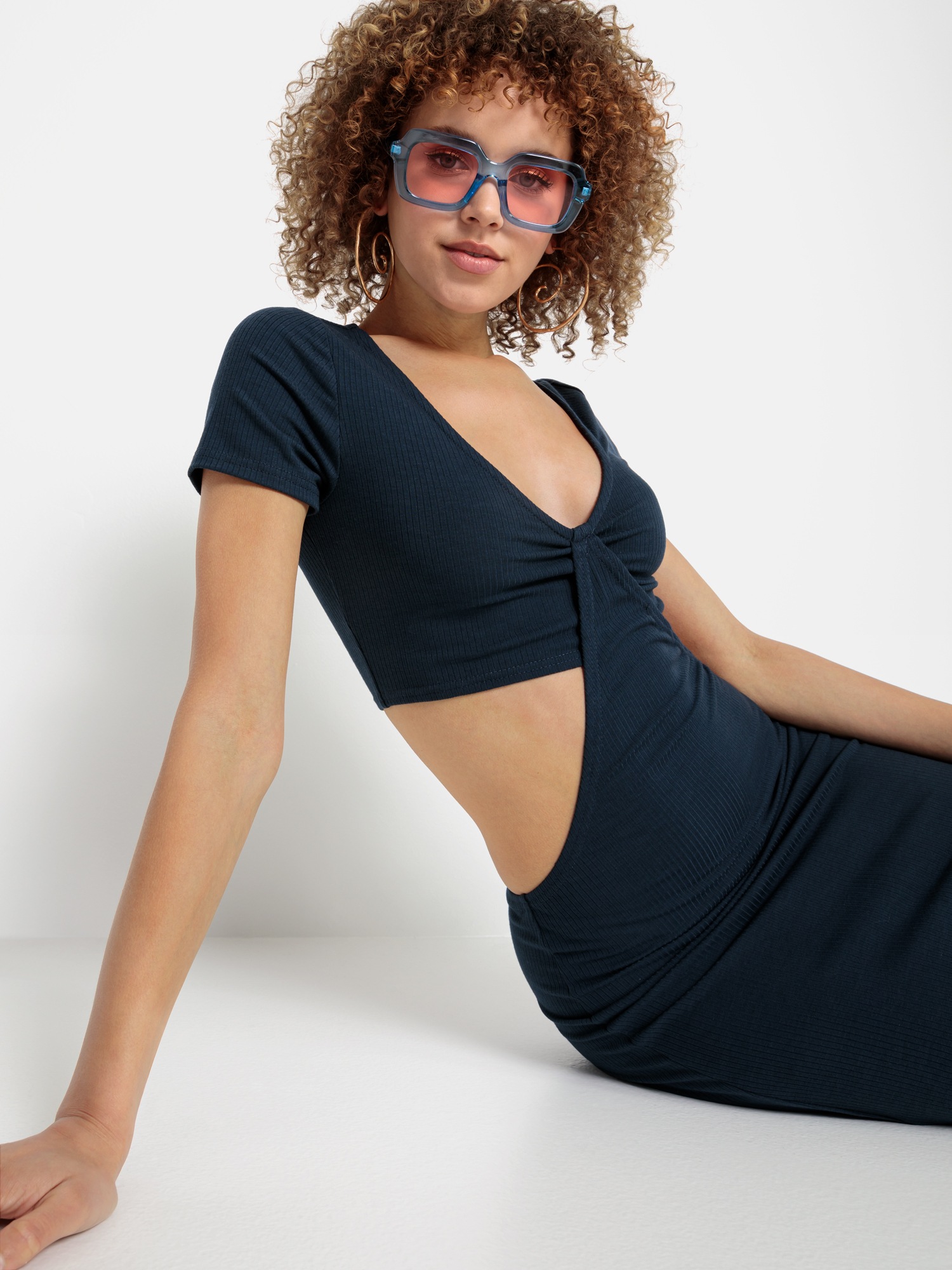 LSCN by LASCANA Jerseykleid, mit LSCN by LASCANA Jerseykleid, mit von LSCN by LASCANA