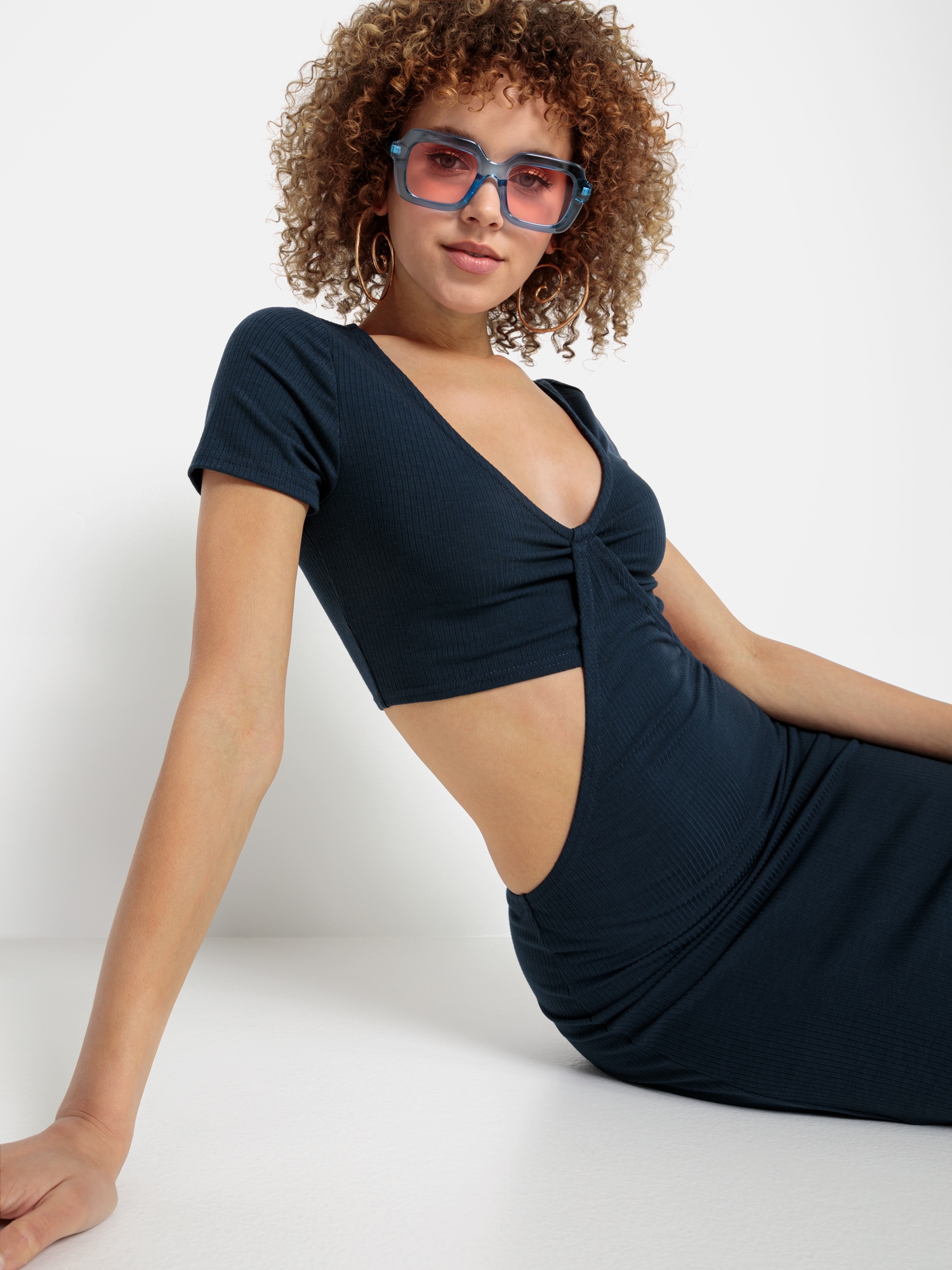 LSCN by LASCANA Jerseykleid, mit LSCN by LASCANA Jerseykleid, mit von LSCN by LASCANA