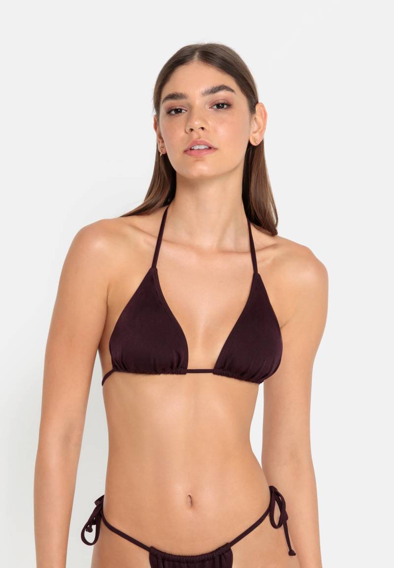 LSCN by LASCANA Triangel-Bikini-Top »Nele«, mit glänzender Beschichtung von LSCN by LASCANA