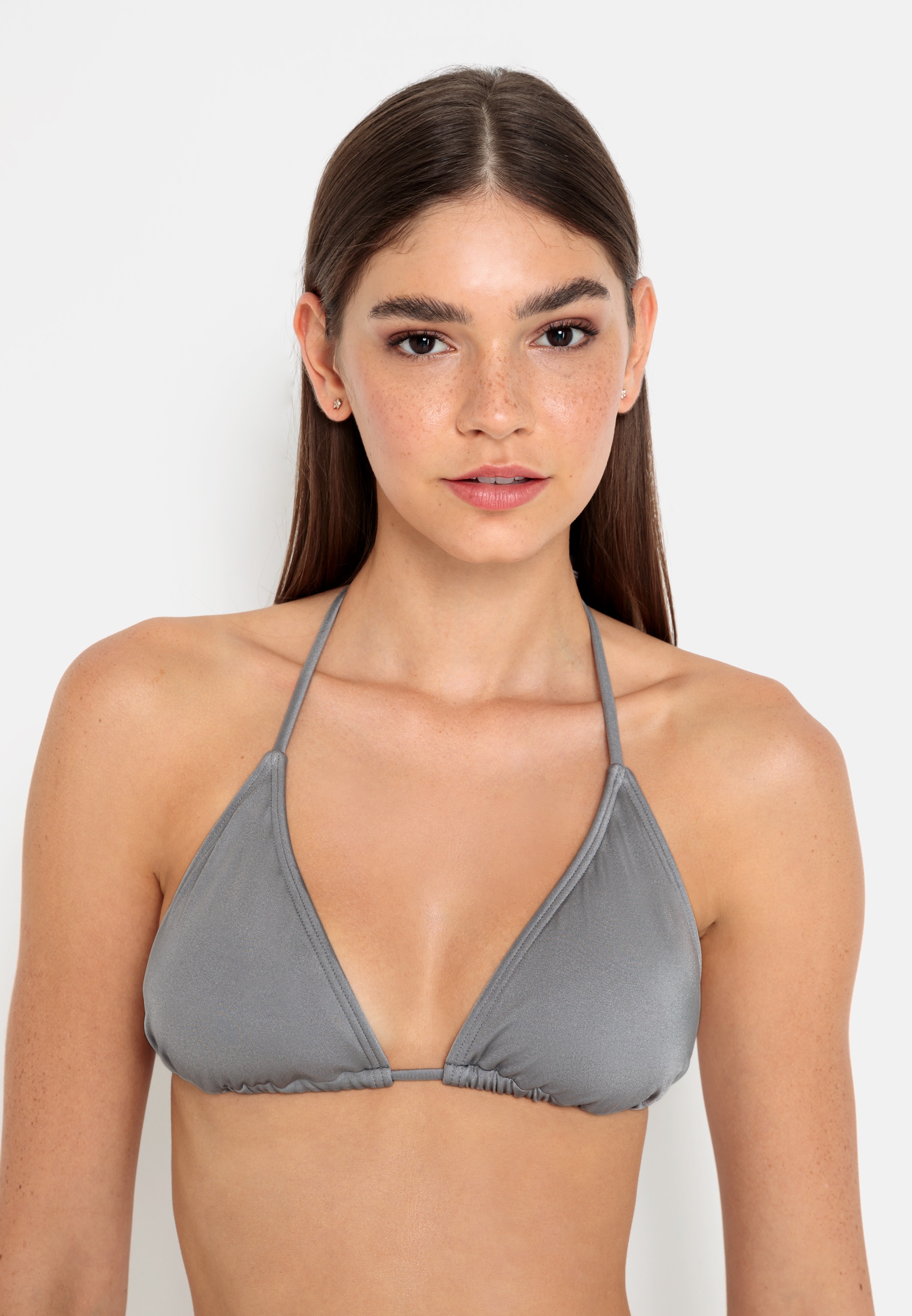 LSCN by LASCANA Triangel-Bikini-Top »Nele«, mit glänzender Beschichtung von LSCN by LASCANA