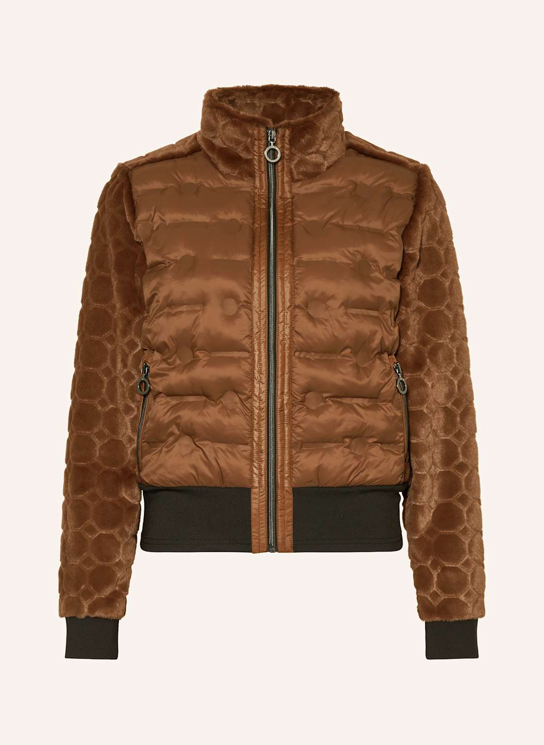 Luhta Hybrid-Steppjacke Haukkamaa braun von LUHTA