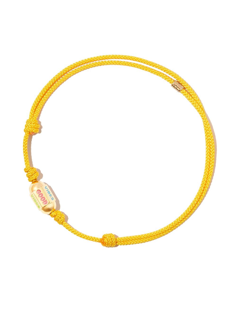 LUIS MORAIS 14kt yellow gold Good Vibes bracelet von LUIS MORAIS