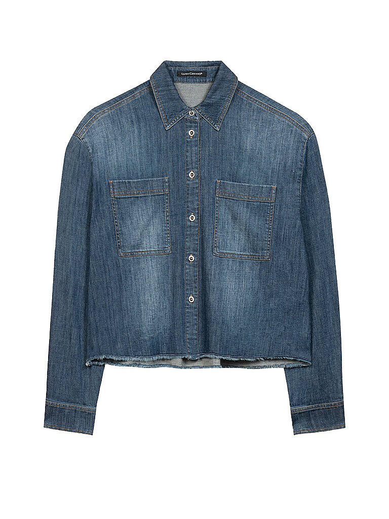 LUISA CERANO Jeansbluse blau | 44 LUISA CERANO Jeansbluse blau | 44 von LUISA CERANO
