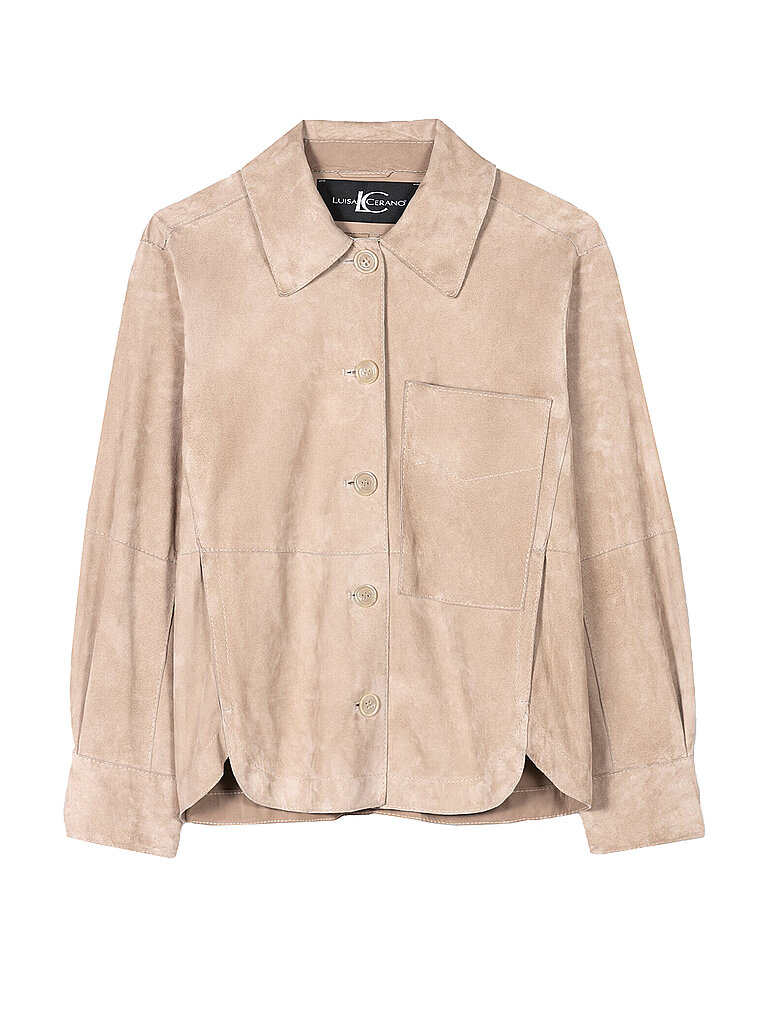 LUISA CERANO Lederjacke  beige | 38 von LUISA CERANO