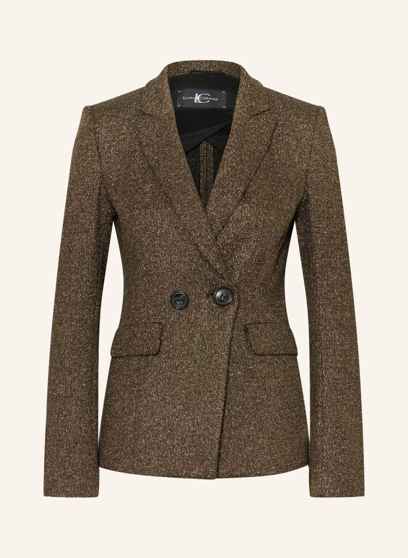 Luisa Cerano Blazer Mit Glitzergarn gold von LUISA CERANO