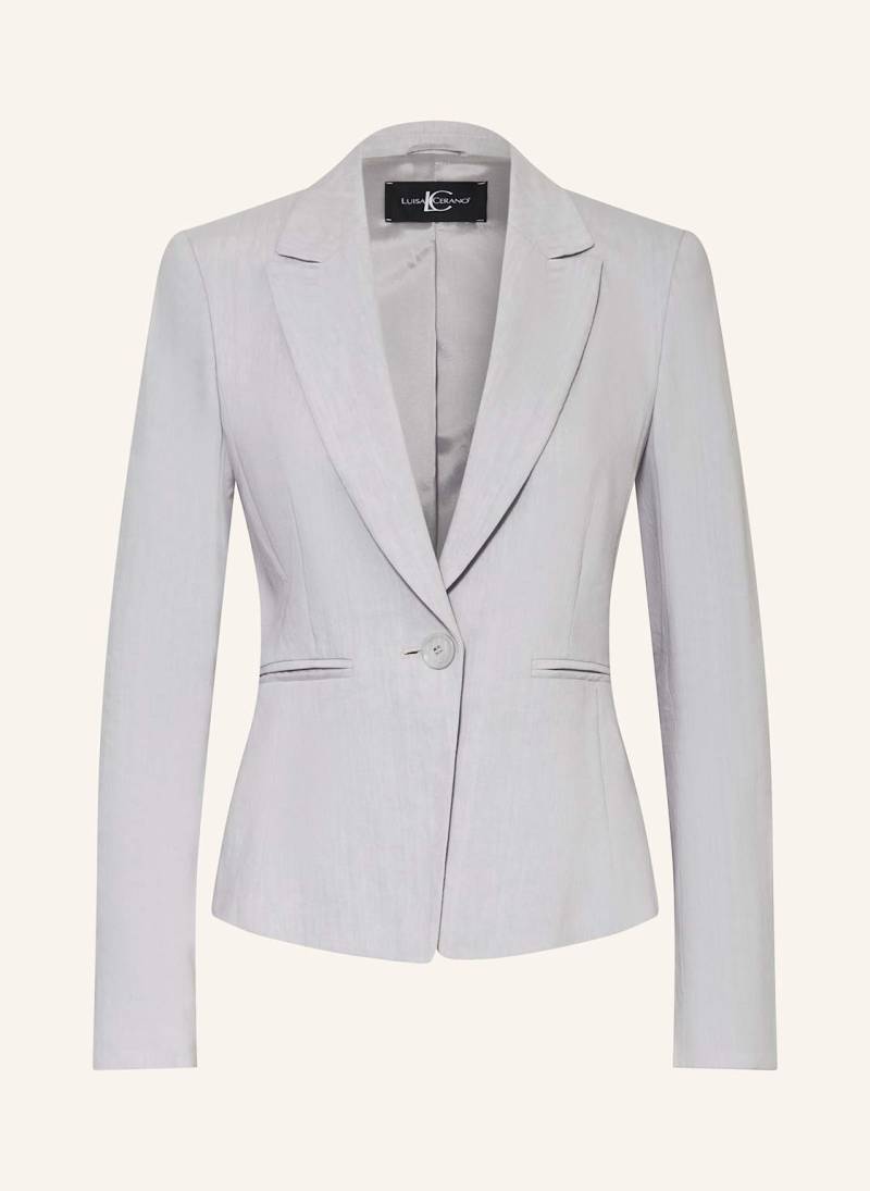 Luisa Cerano Blazer Mit Leinen grau von LUISA CERANO