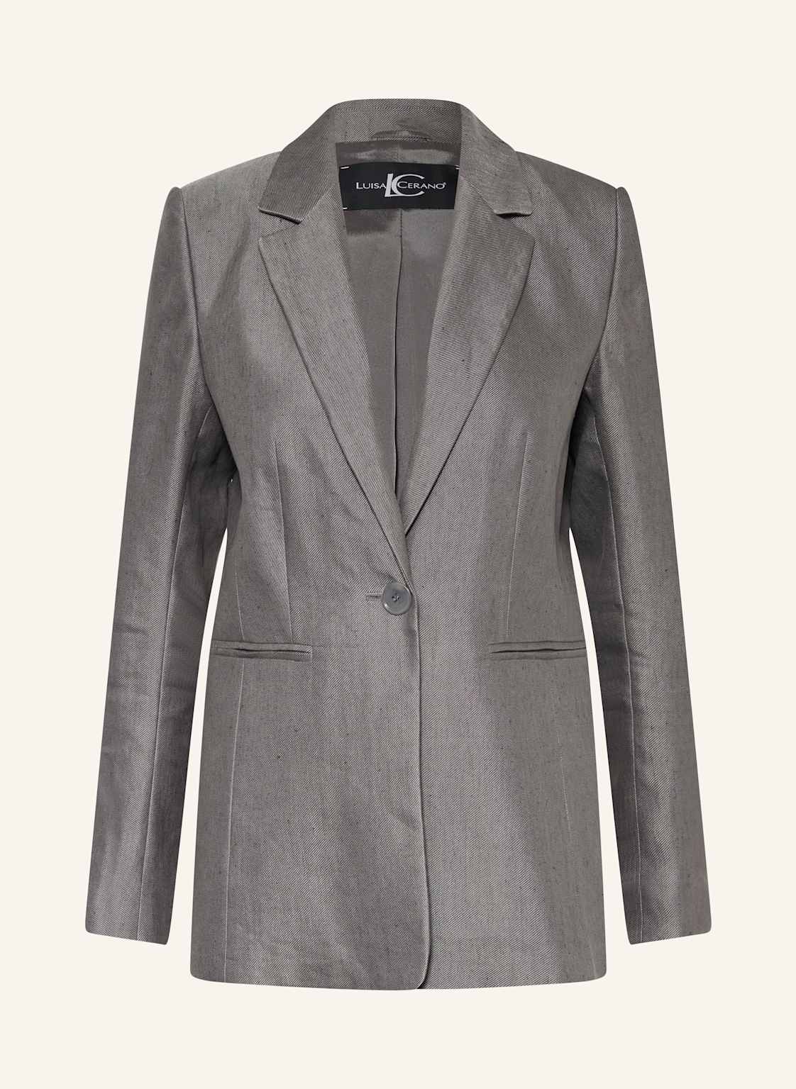 Luisa Cerano Blazer Mit Leinen grau Luisa Cerano Blazer Mit Leinen grau von LUISA CERANO