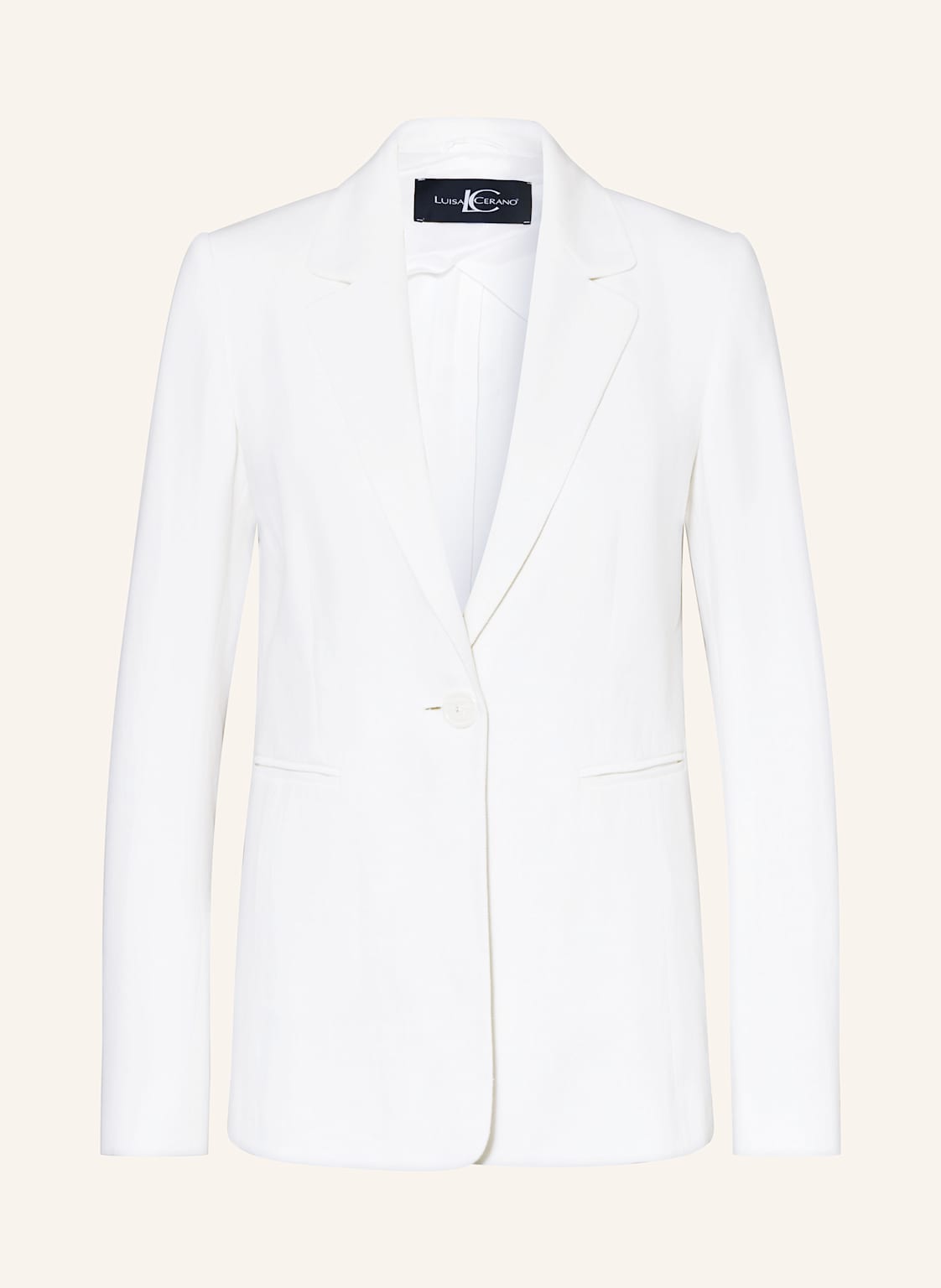 Luisa Cerano Blazer Mit Leinen weiss von LUISA CERANO