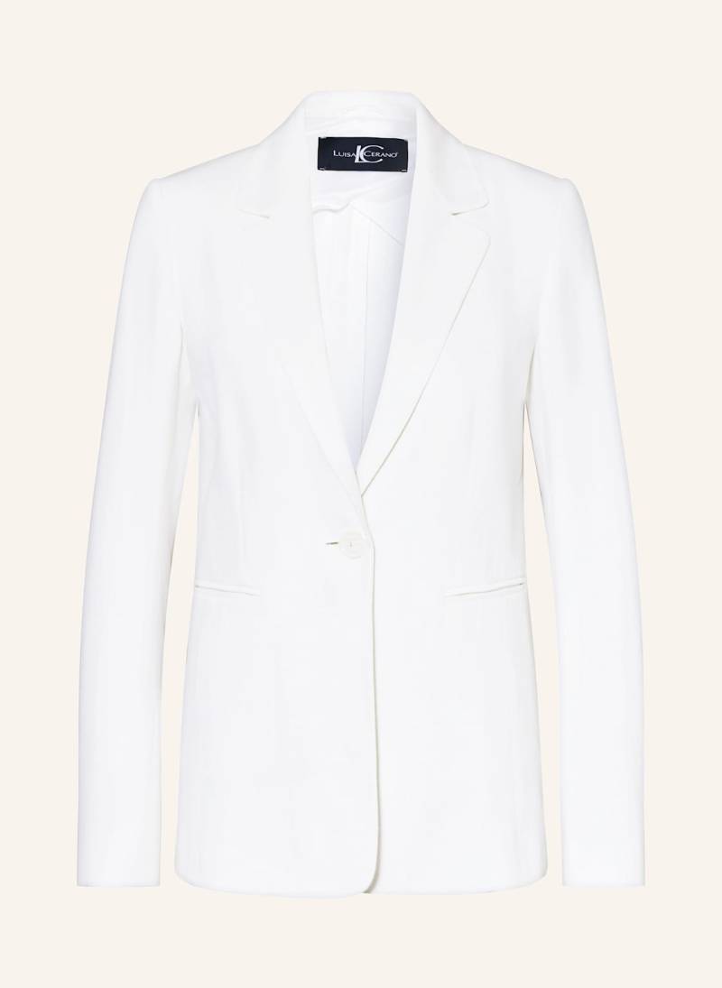 Luisa Cerano Blazer Mit Leinen weiss von LUISA CERANO