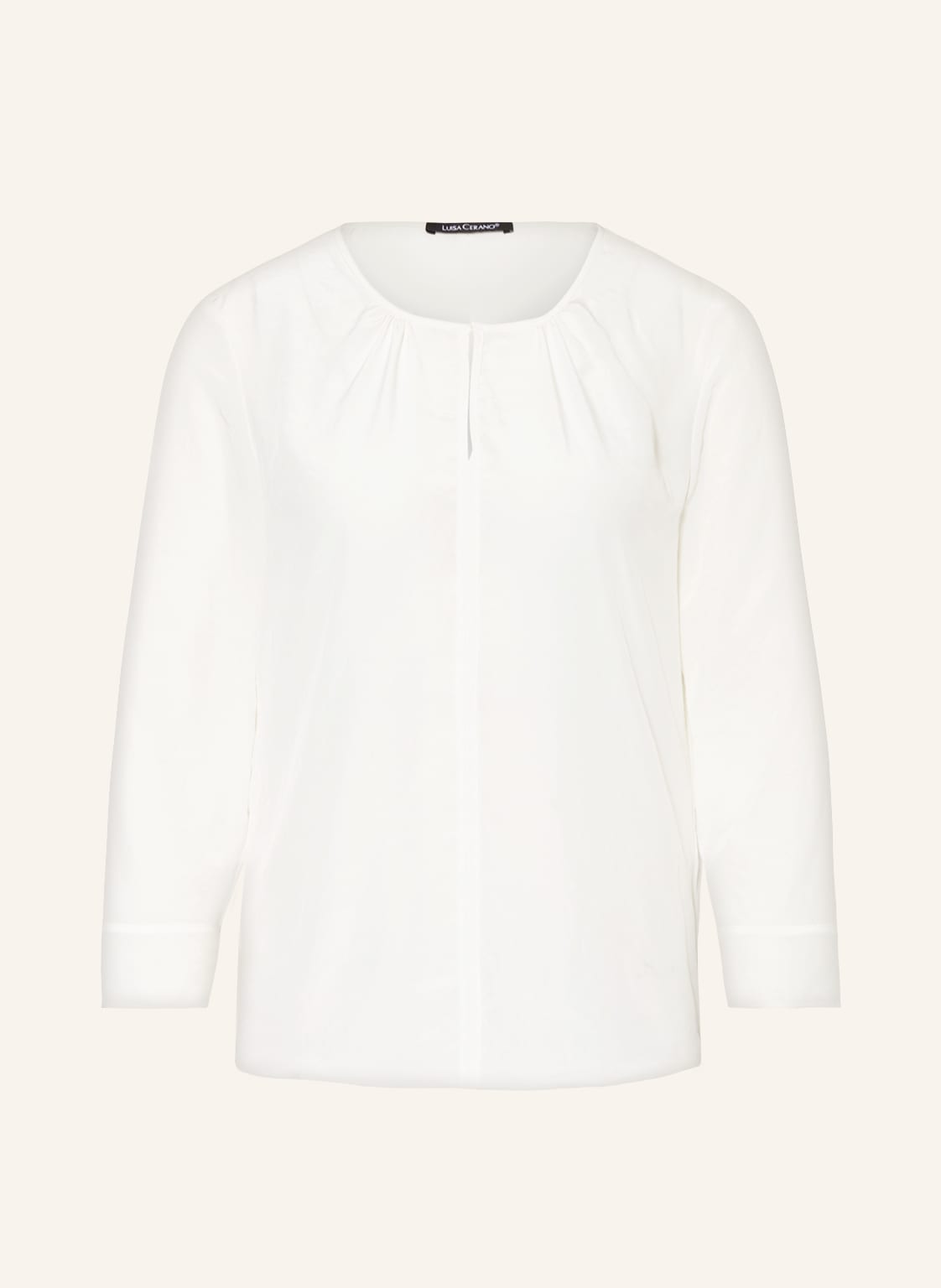 Luisa Cerano Bluse Mit 3/4-Arm weiss Luisa Cerano Bluse Mit 3/4-Arm weiss von LUISA CERANO