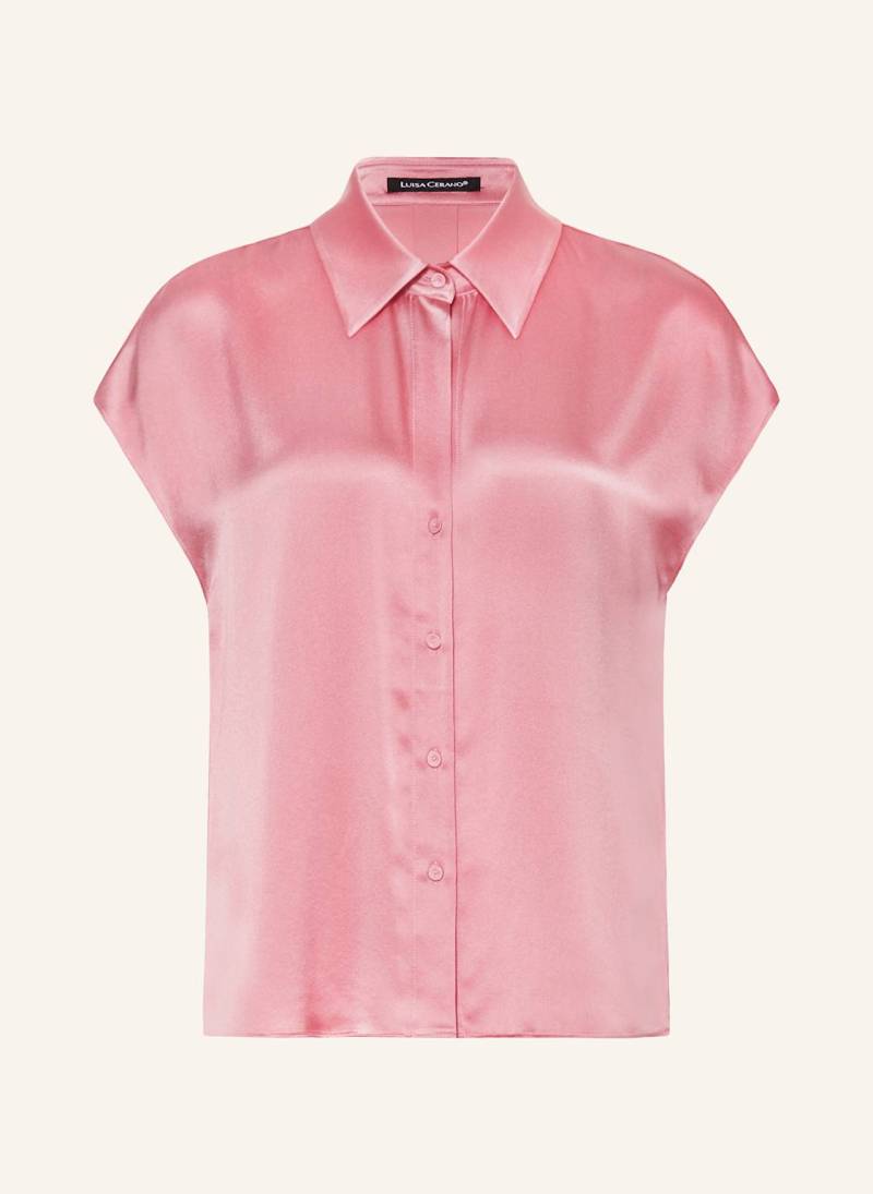 Luisa Cerano Blusenshirt Aus Seide rosa von LUISA CERANO