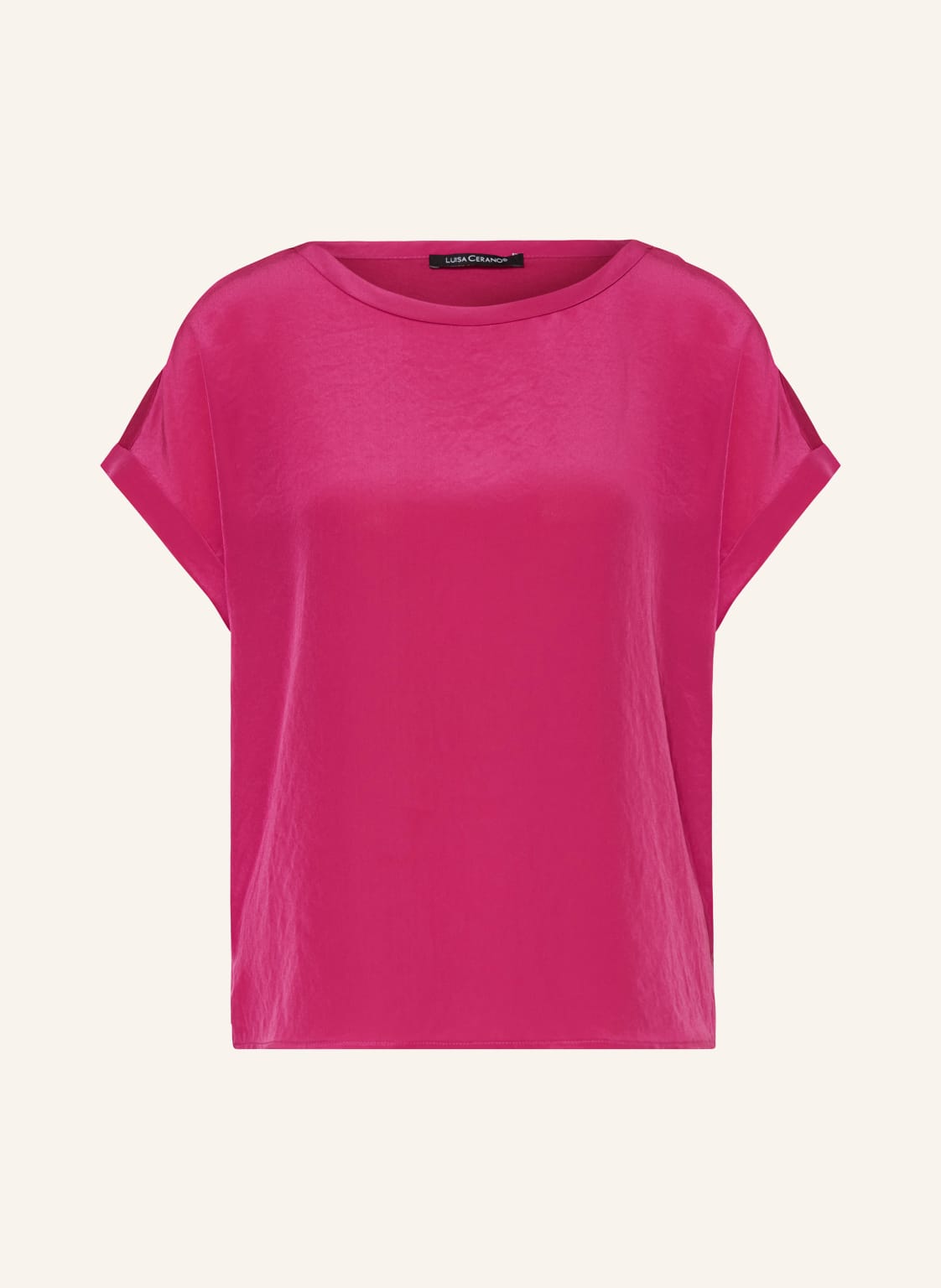 Luisa Cerano Blusenshirt Im Materialmix pink von LUISA CERANO