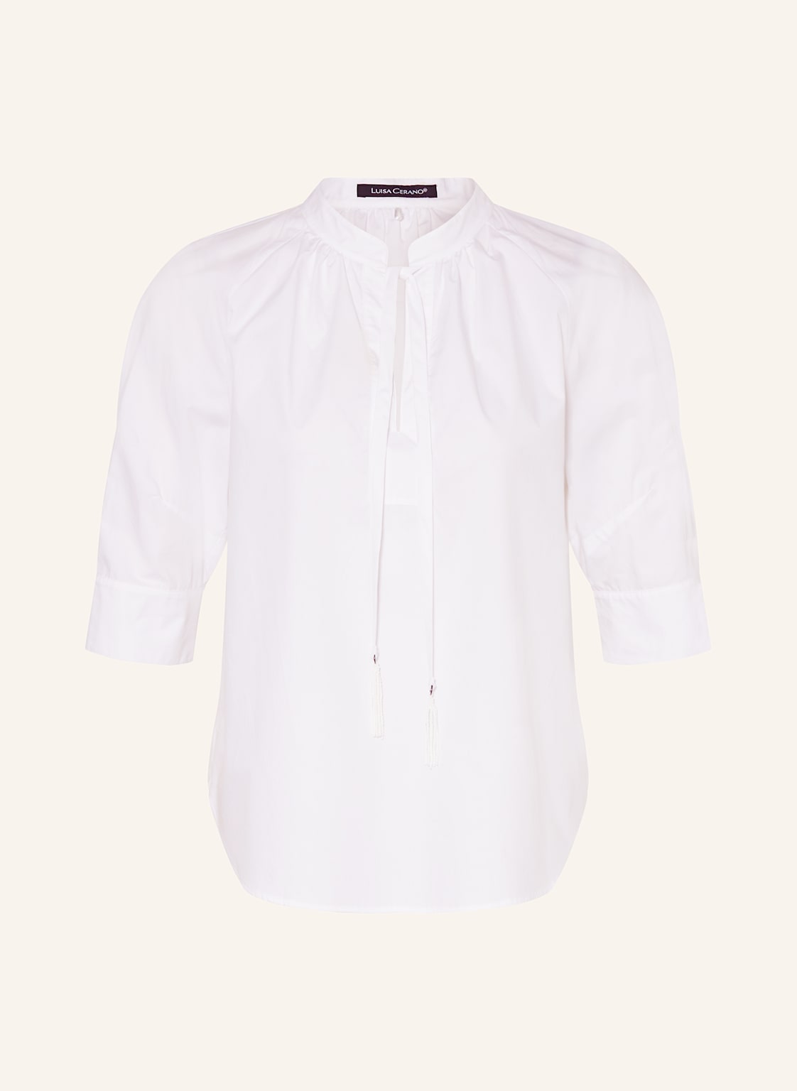 Luisa Cerano Blusenshirt Mit 3/4-Arm weiss Luisa Cerano Blusenshirt Mit 3/4-Arm weiss von LUISA CERANO