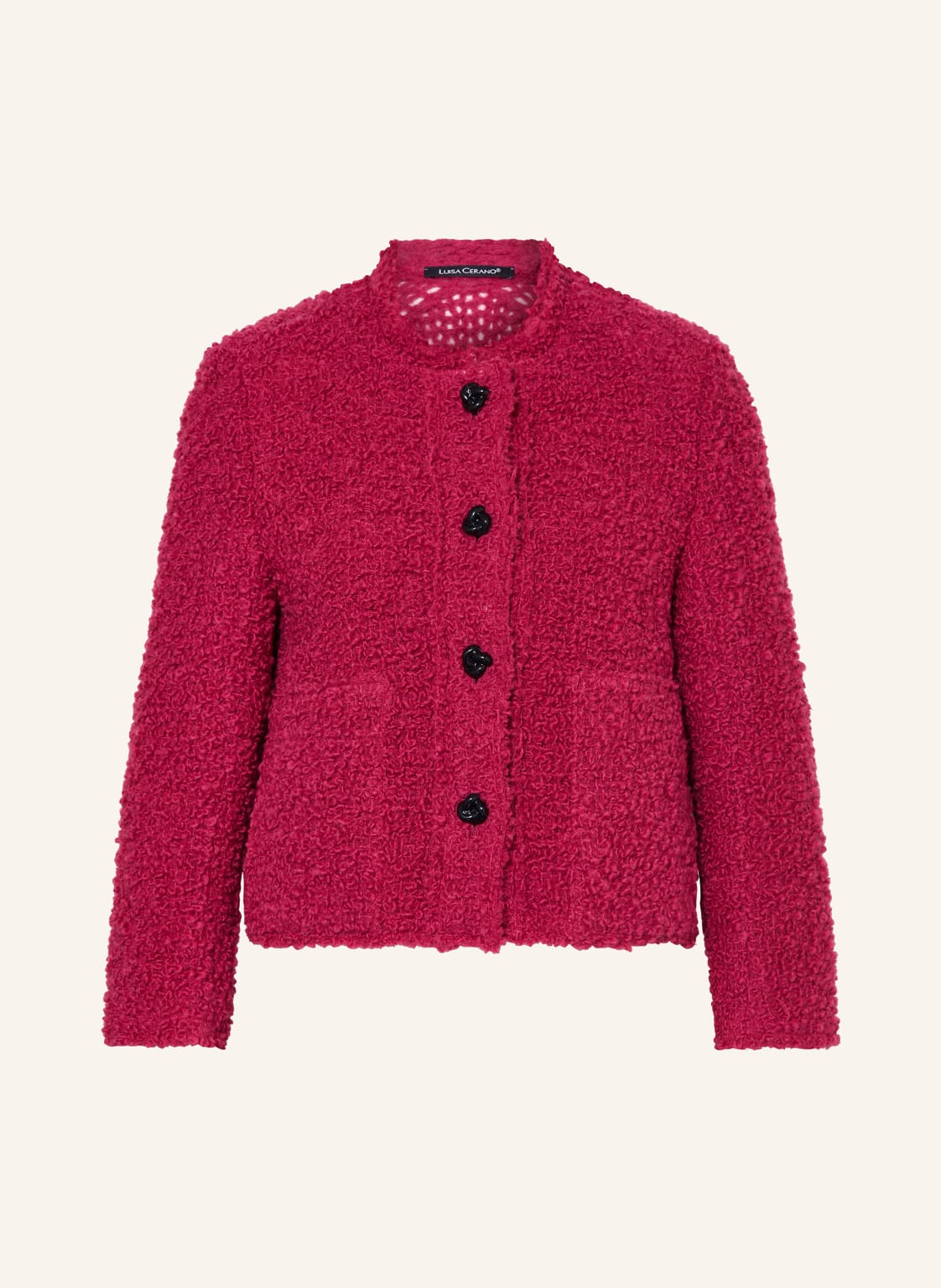 Luisa Cerano Bouclé-Jacke pink von LUISA CERANO