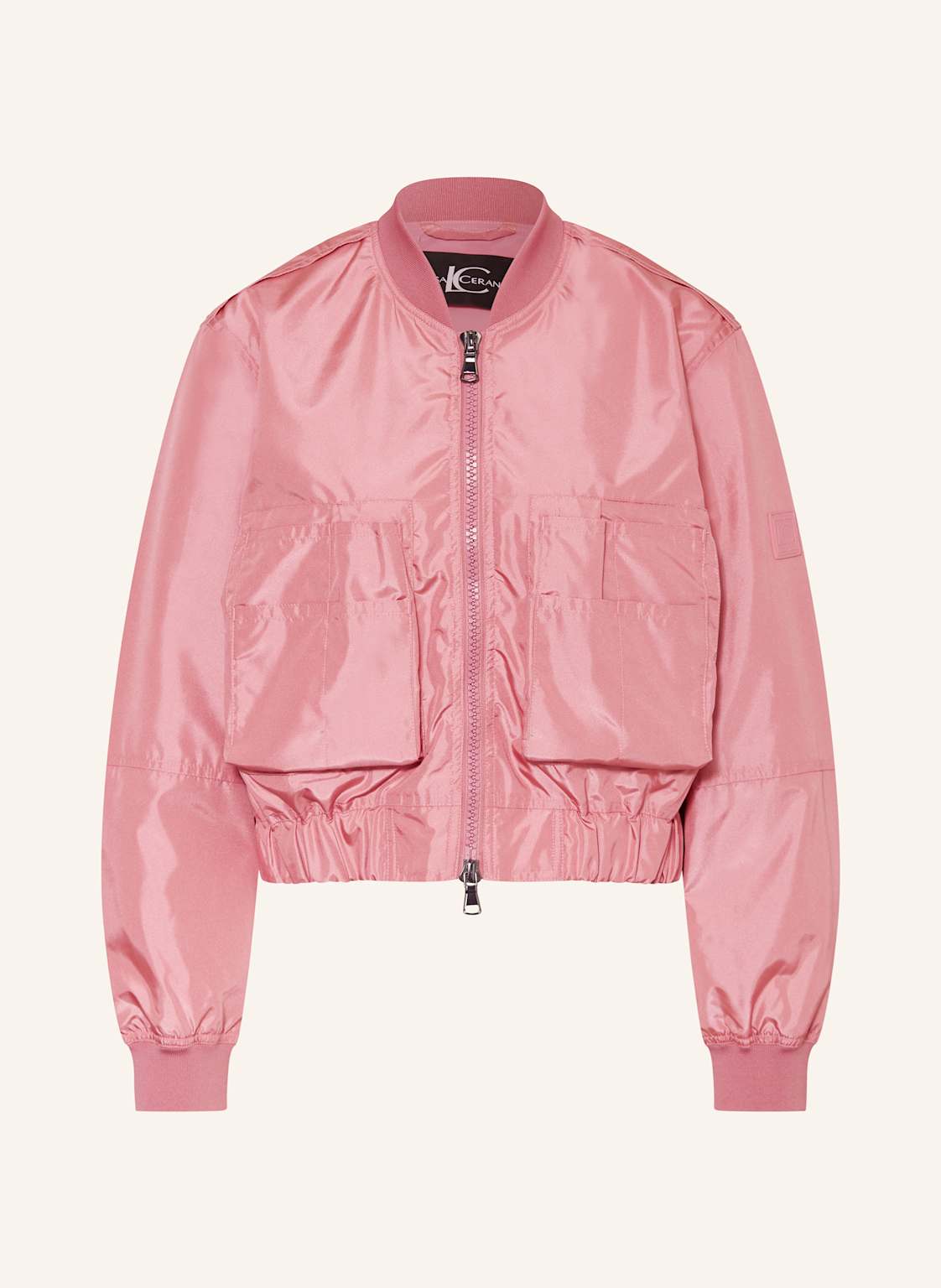 Luisa Cerano Cropped-Blouson pink von LUISA CERANO