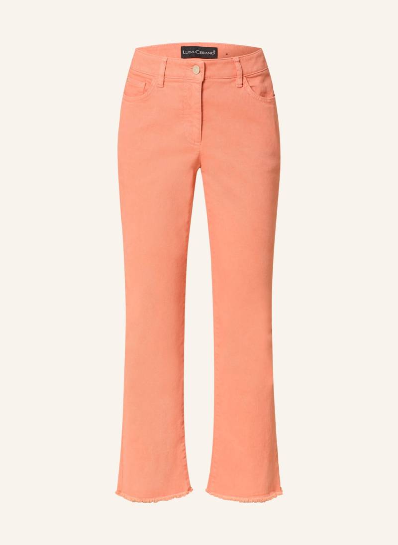 Luisa Cerano Flared Jeans Easy Kick orange von LUISA CERANO