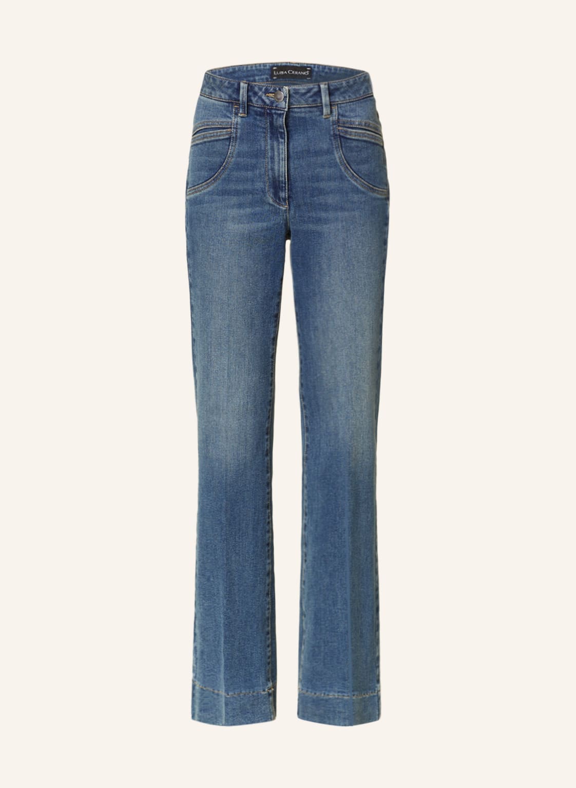 Luisa Cerano Flared Jeans blau von LUISA CERANO