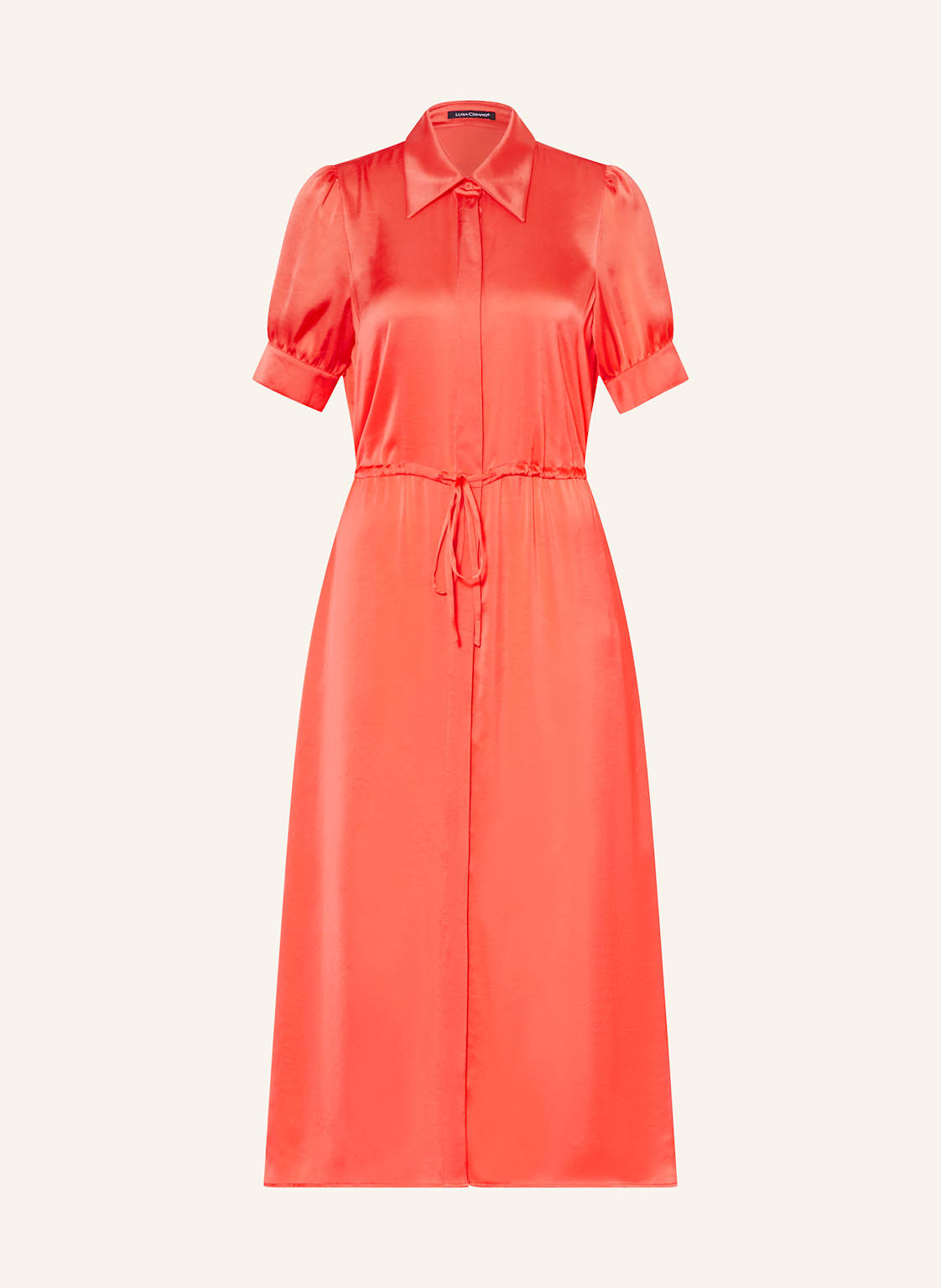 Luisa Cerano Hemdblusenkleid Aus Satin rot Luisa Cerano Hemdblusenkleid Aus Satin rot von LUISA CERANO