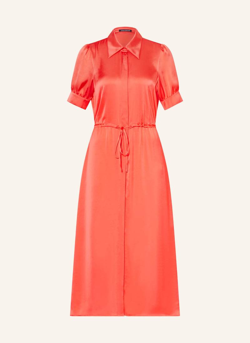 Luisa Cerano Hemdblusenkleid Aus Satin rot von LUISA CERANO