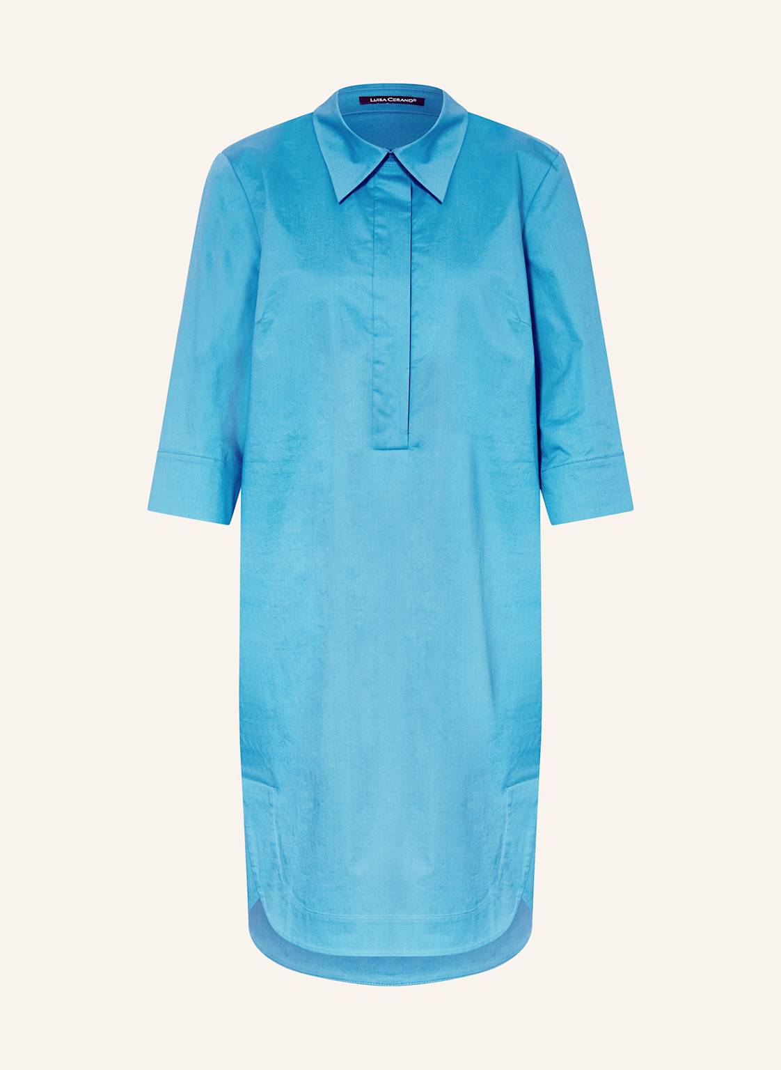 Luisa Cerano Hemdblusenkleid Mit 3/4-Arm blau Luisa Cerano Hemdblusenkleid Mit 3/4-Arm blau von LUISA CERANO
