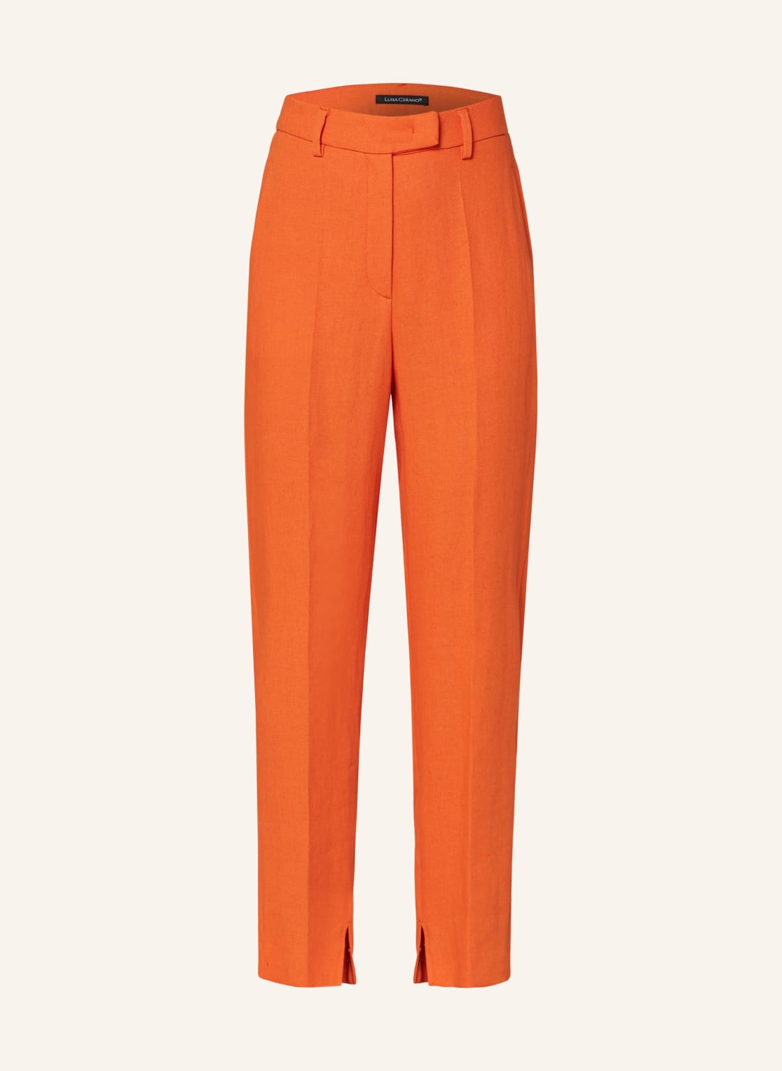 Luisa Cerano Hose Mit Leinen orange von LUISA CERANO