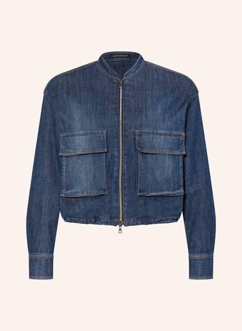 Luisa Cerano Jeans-Blouson blau von LUISA CERANO