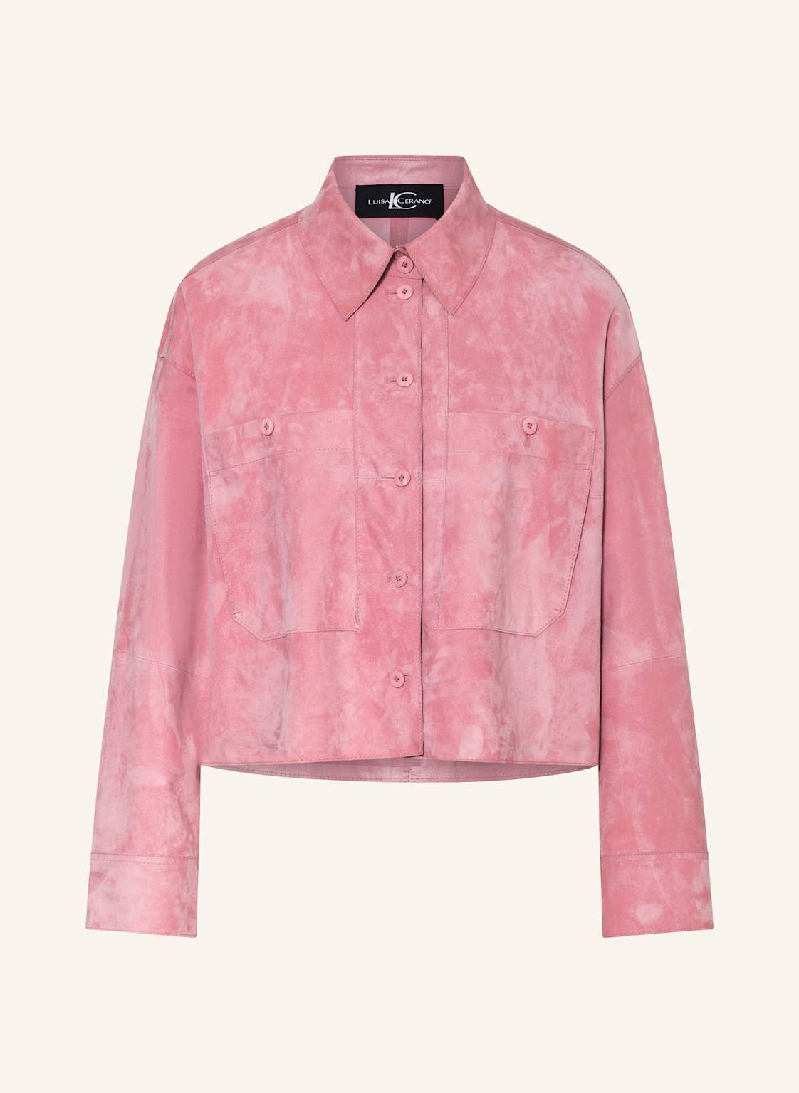 Luisa Cerano Lederjacke rosa von LUISA CERANO