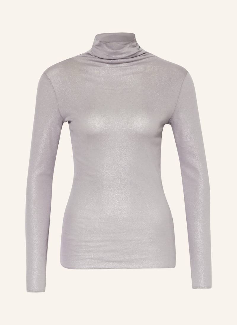 Luisa Cerano Longsleeve Mit Glitzergarn silber von LUISA CERANO