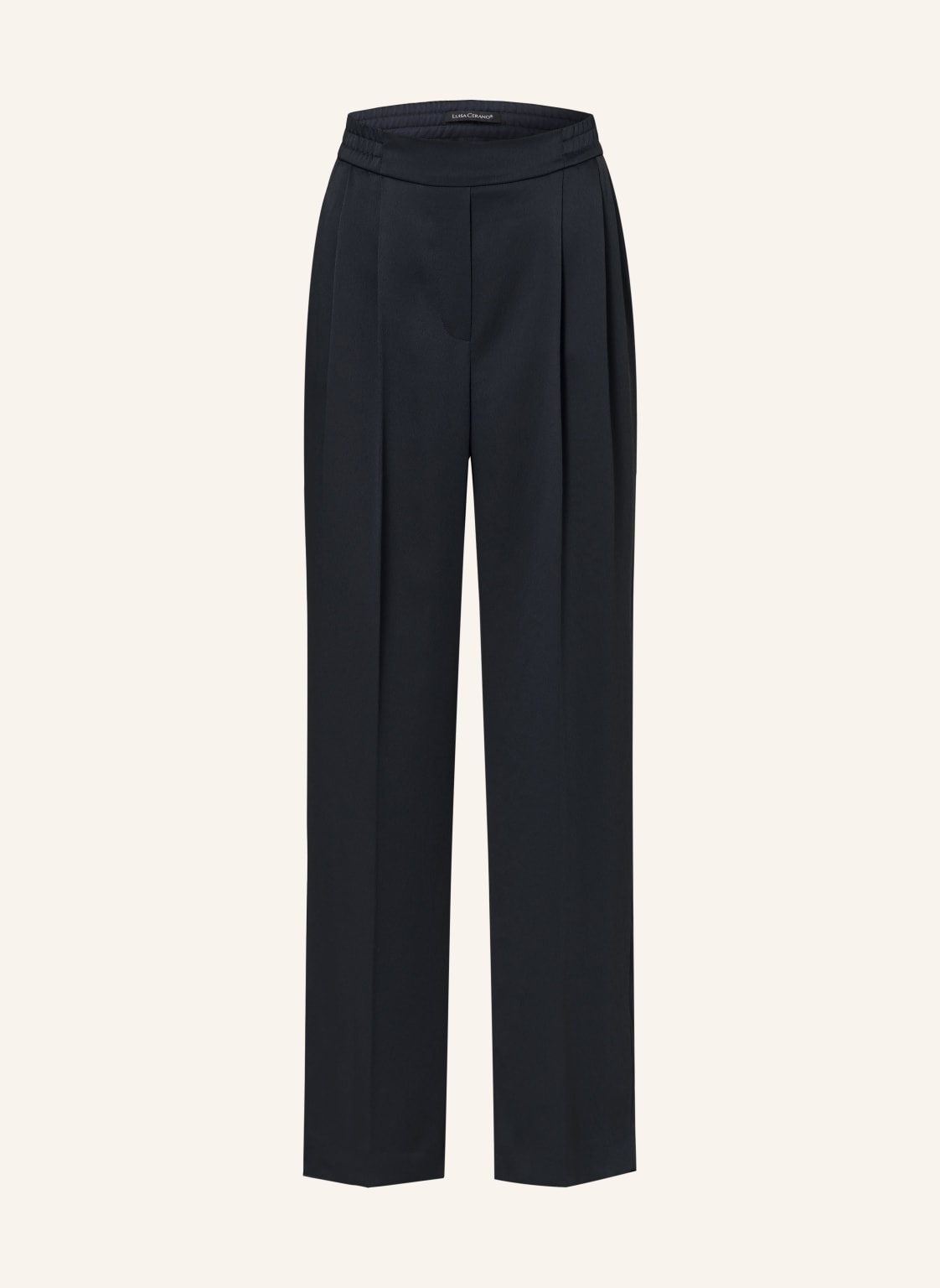 Luisa Cerano Marlenehose Aus Satin blau Luisa Cerano Marlenehose Aus Satin blau von LUISA CERANO