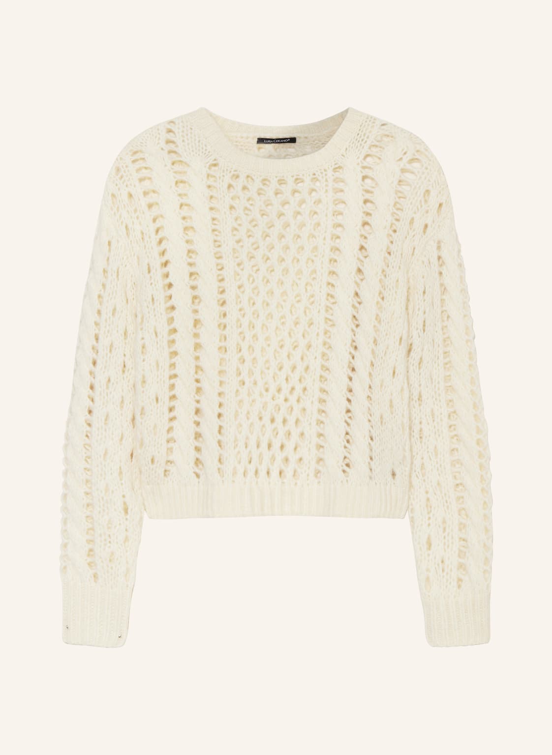 Luisa Cerano Pullover Mit Alpaka weiss Luisa Cerano Pullover Mit Alpaka weiss von LUISA CERANO