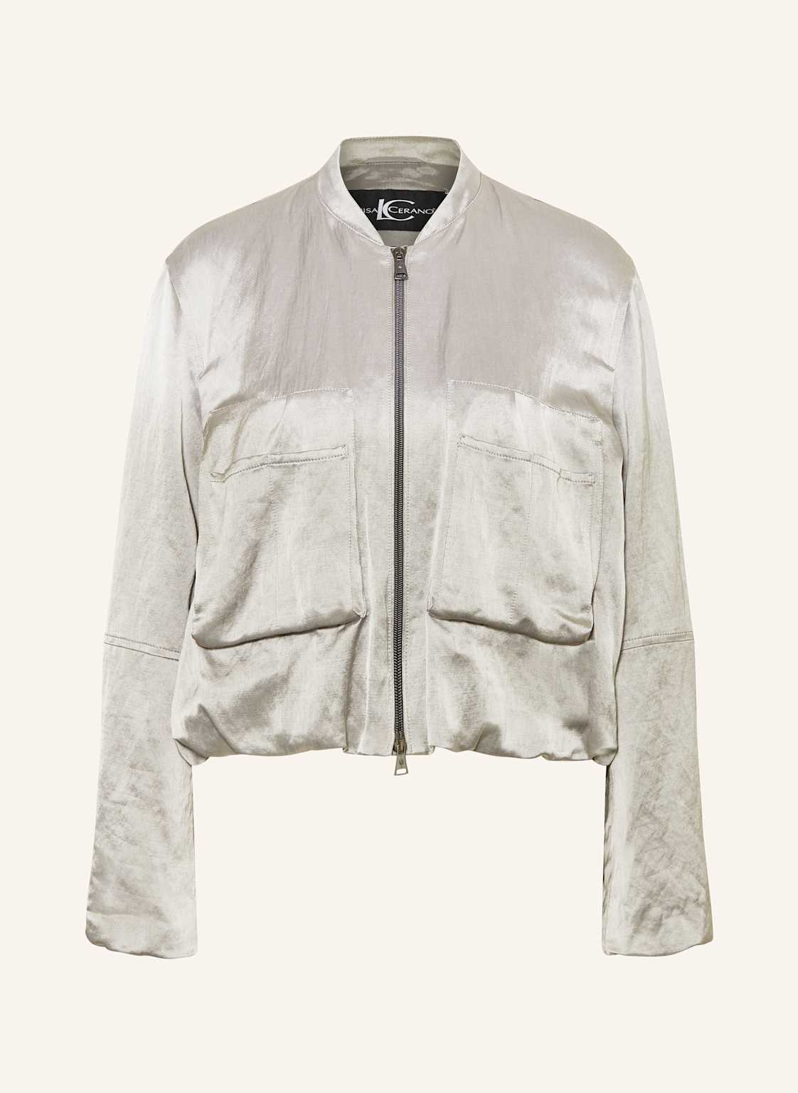 Luisa Cerano Satinblouson grau Luisa Cerano Satinblouson grau von LUISA CERANO