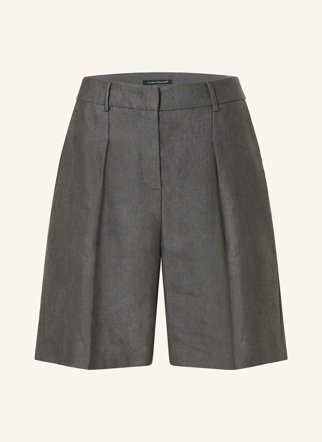 Luisa Cerano Shorts Mit Leinen grau Luisa Cerano Shorts Mit Leinen grau von LUISA CERANO