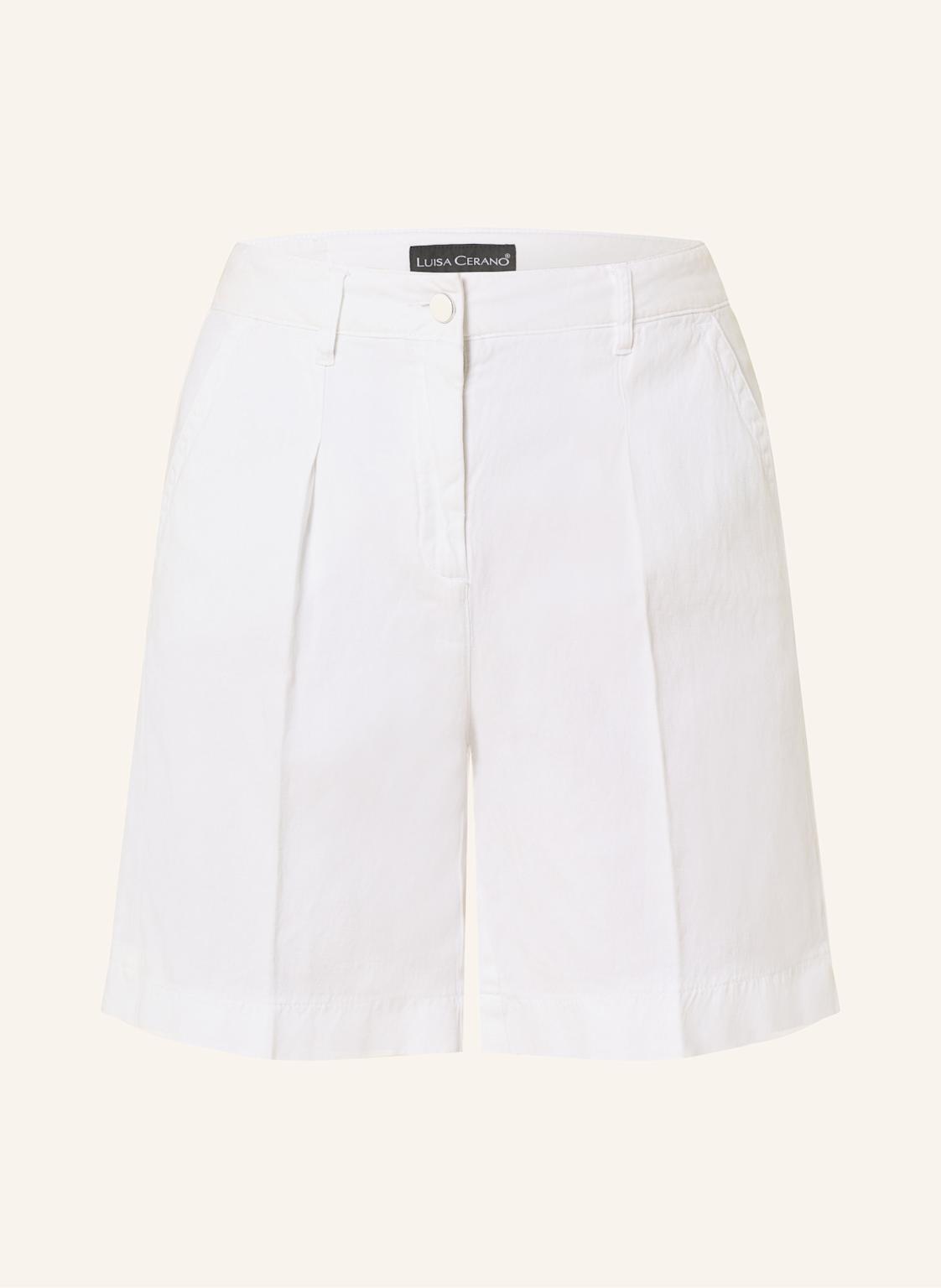 Luisa Cerano Shorts Mit Leinen weiss Luisa Cerano Shorts Mit Leinen weiss von LUISA CERANO