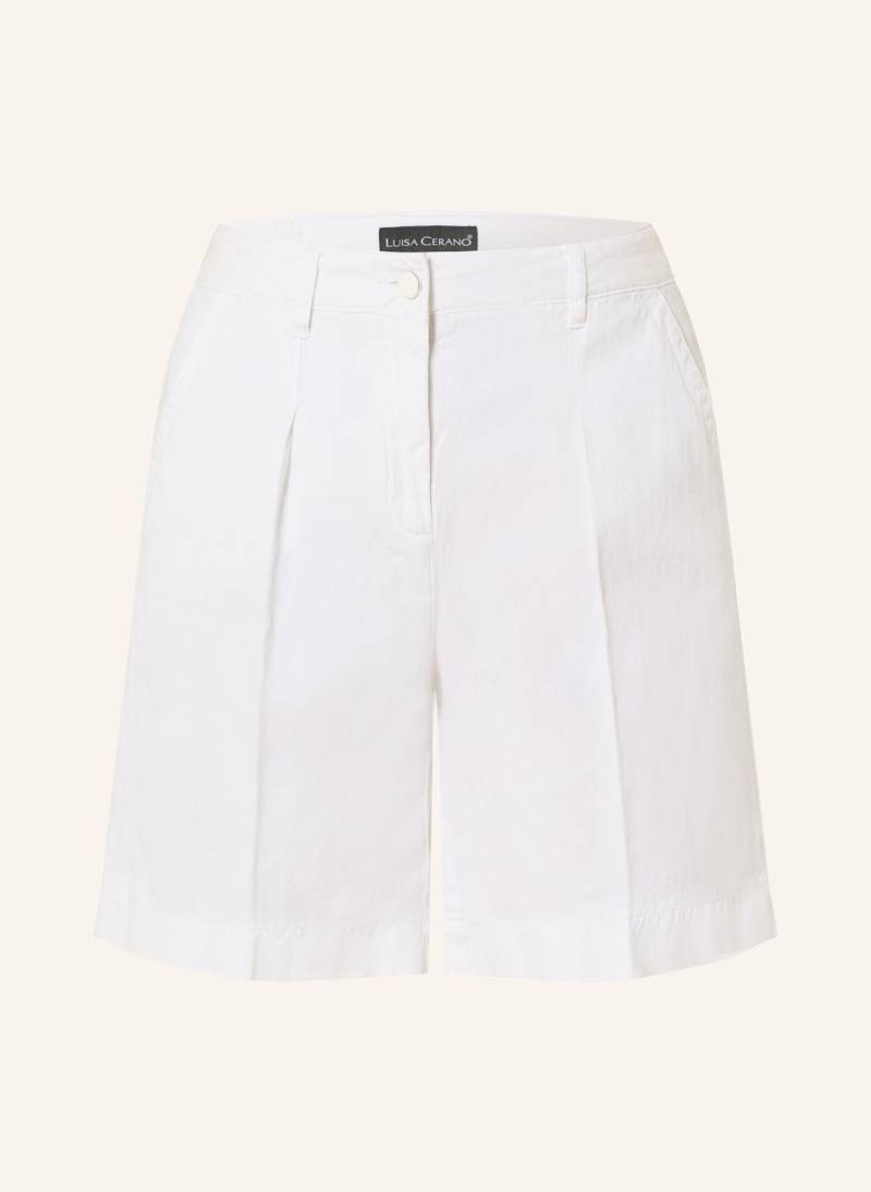 Luisa Cerano Shorts Mit Leinen weiss von LUISA CERANO