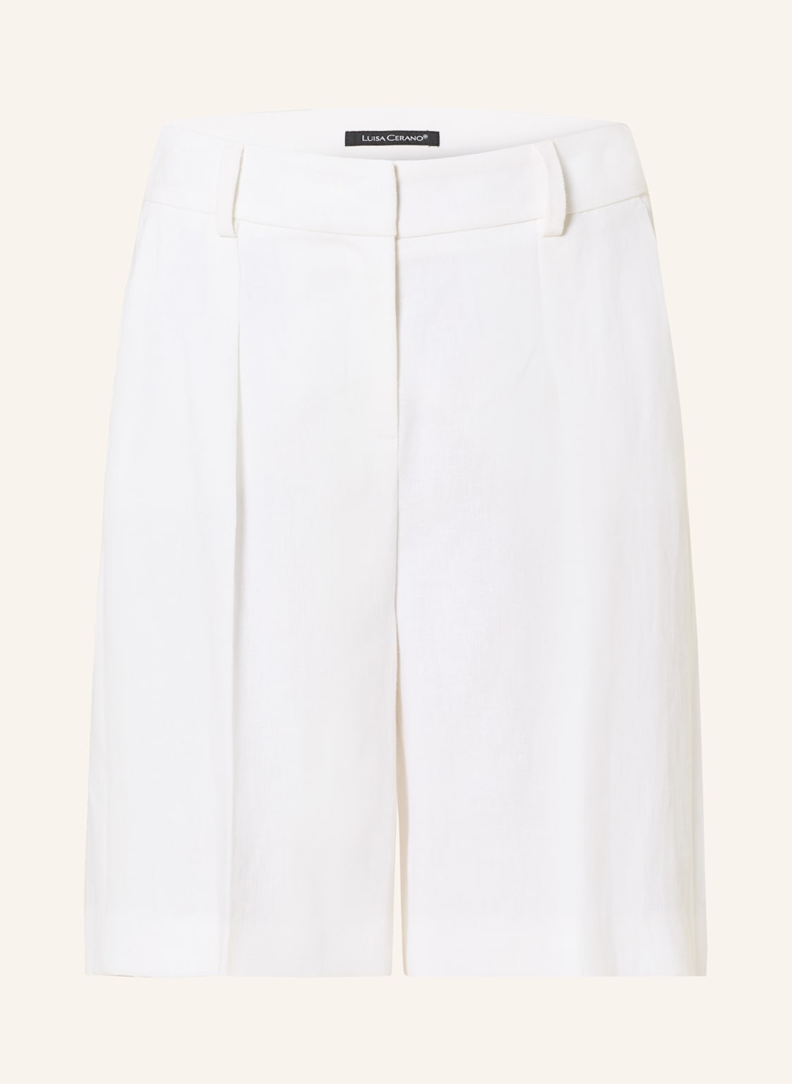 Luisa Cerano Shorts Mit Leinen weiss von LUISA CERANO