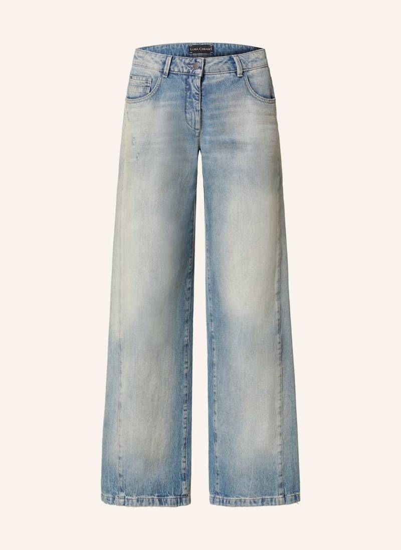 Luisa Cerano Straight Jeans blau von LUISA CERANO