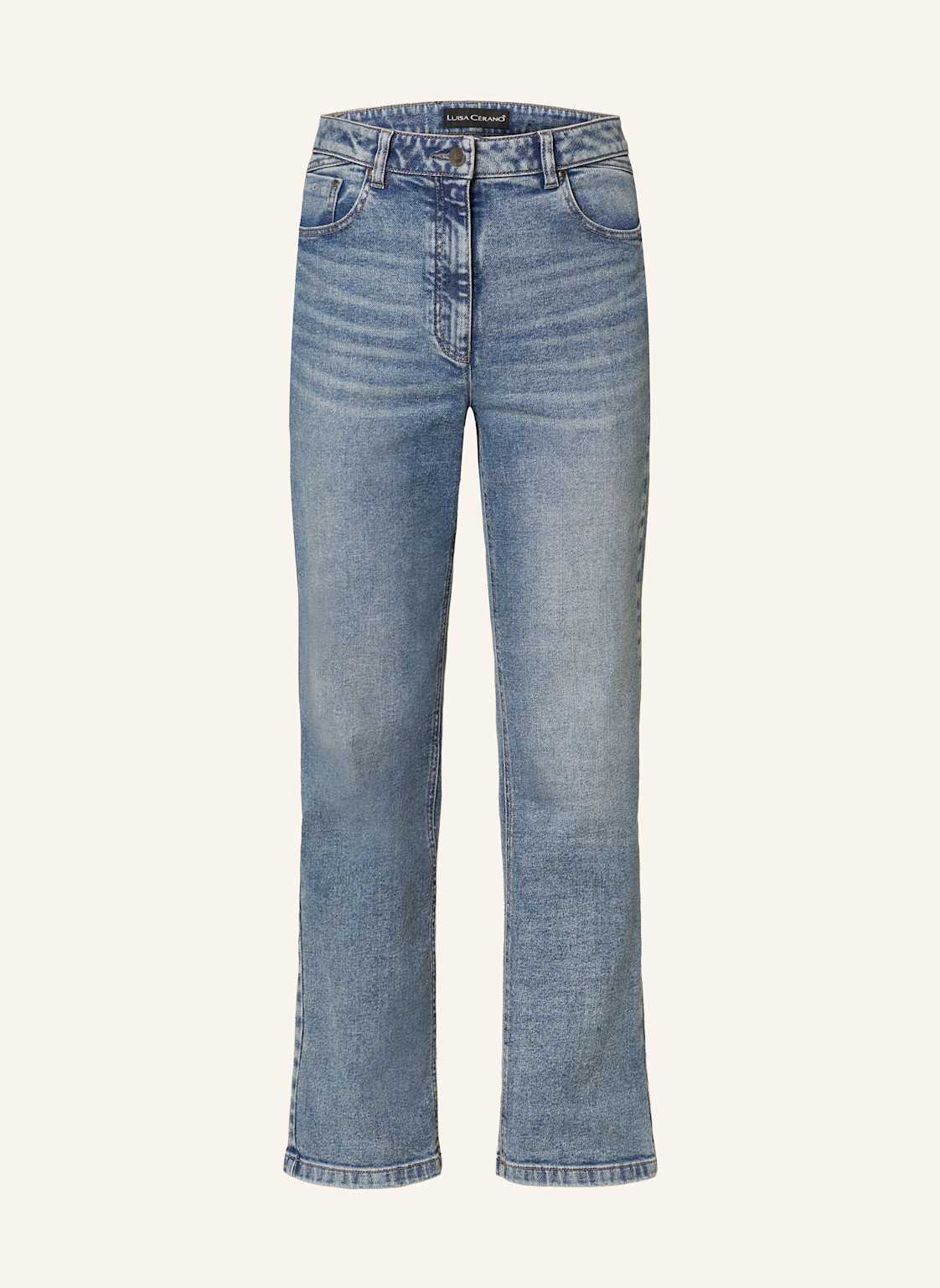 Luisa Cerano Straight Jeans blau von LUISA CERANO