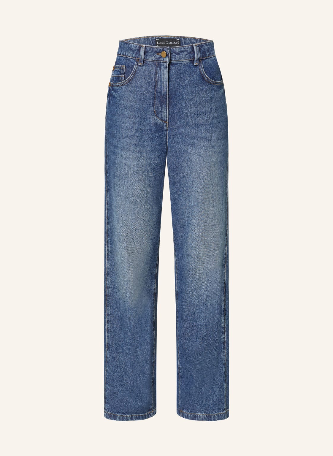 Luisa Cerano Straight Jeans blau von LUISA CERANO